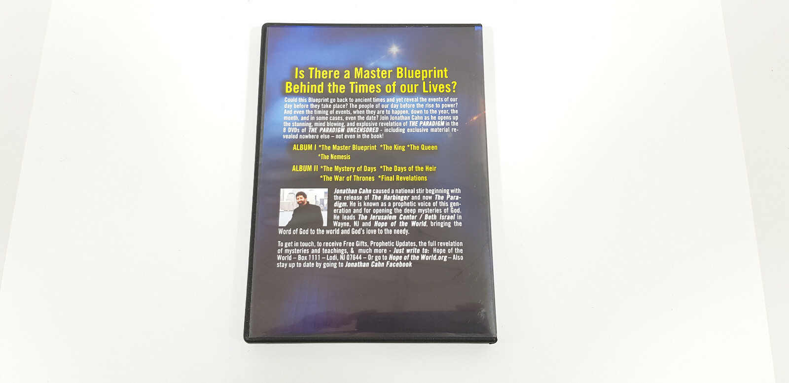 New 8 DVD Set THE PARADIGM UNCENSORED The Full Revelation by Jonathan Cahn