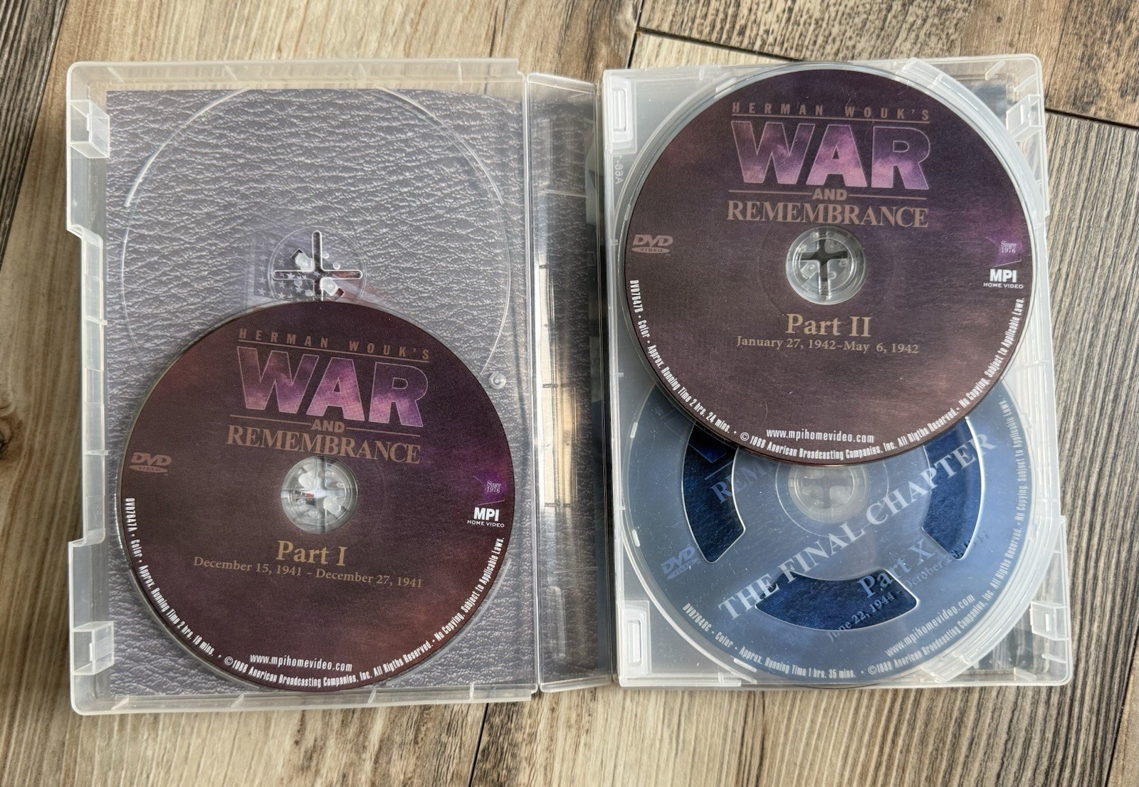 War and Remembrance COMPLETE Mini-Series DVD (12-Discs) & CD 🌟 MINT DISCS!!