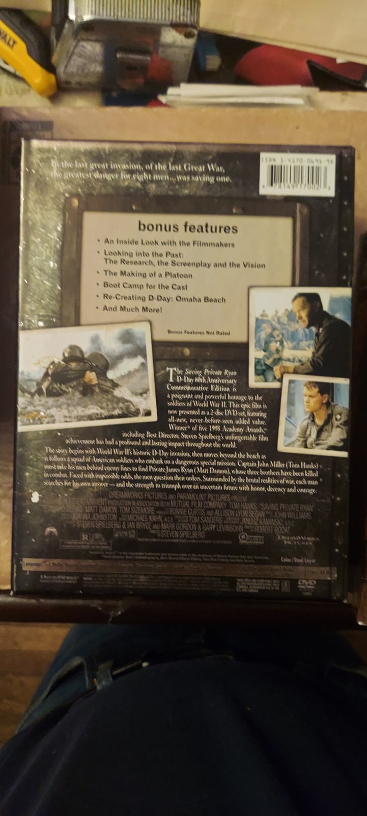 Saving Private Ryan DVD 2-Disc D-Day 60th Anniversary Bonus Footage, Metal Box
