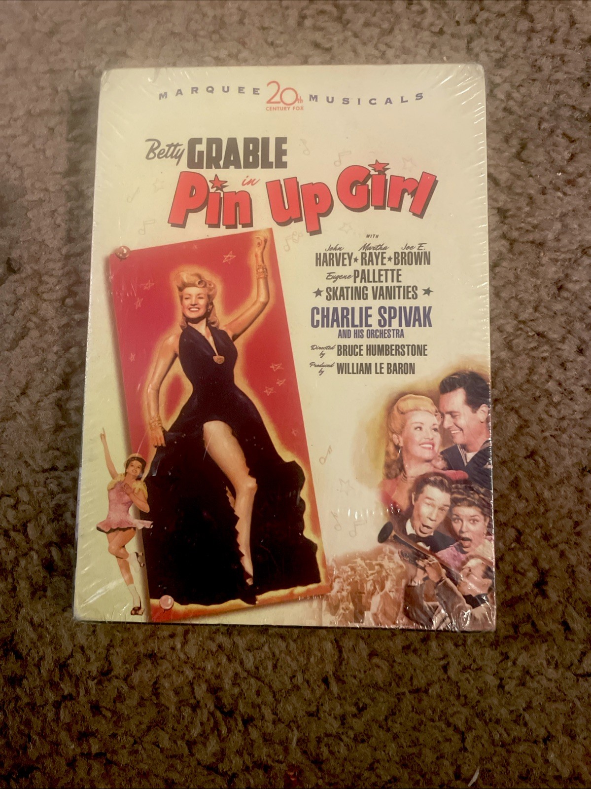 Pinup Girl (1944 Color) DVD W/Slipcover Musical Betty Grable Joe E Brown New!