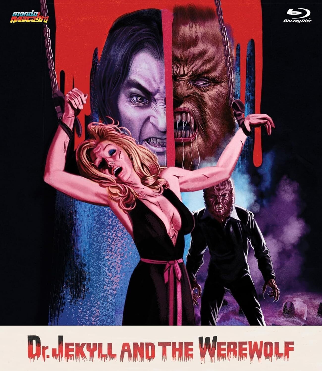 Dr. Jekyll and the Werewolf (1972) (Blu-ray, 2024, Mondo Macabro) Paul Naschy