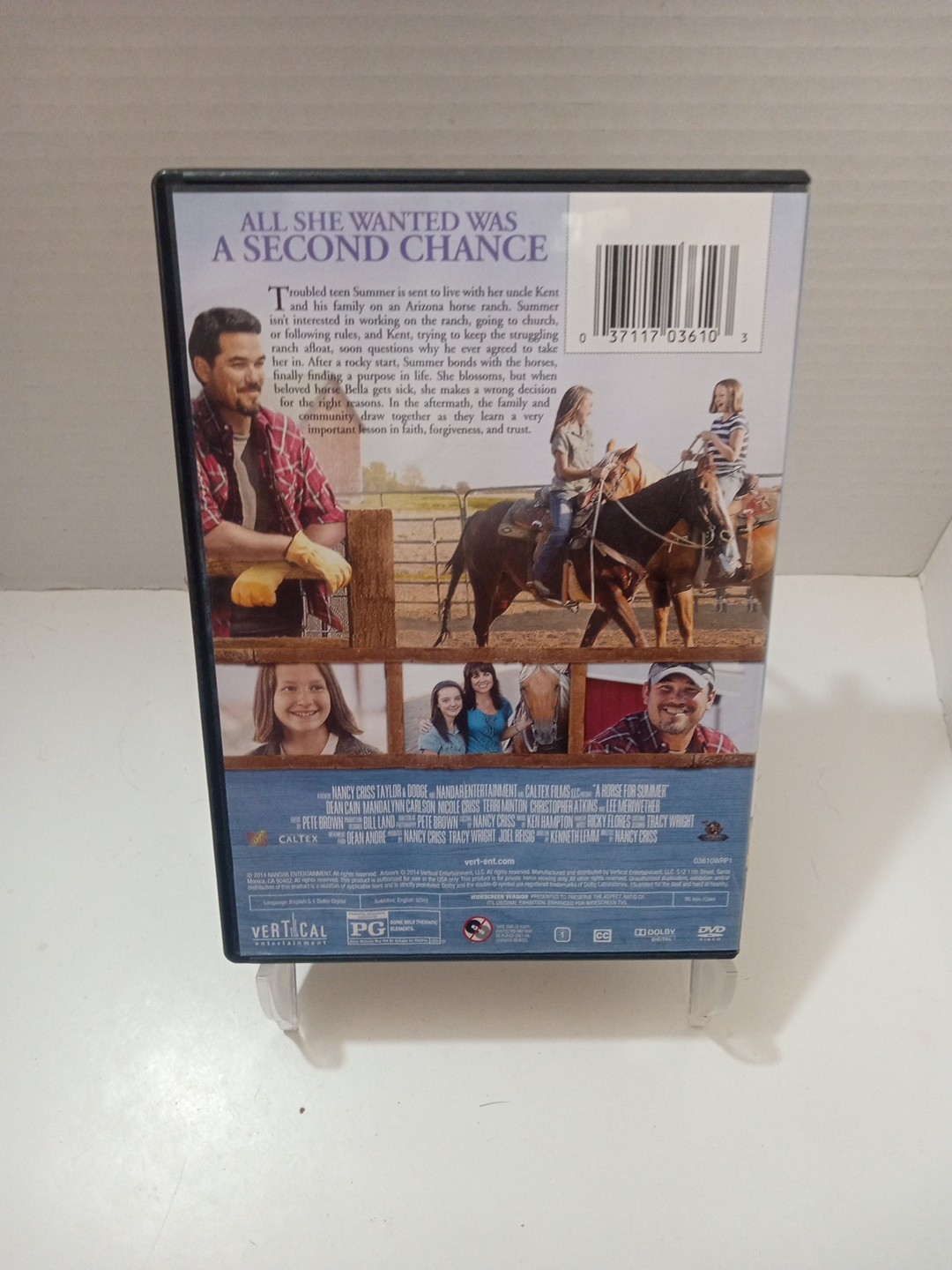 A Horse For Summer (DVD 2014 95 Min) Dean Cain PG