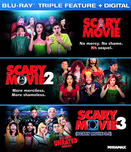 Scary Movie Triple Feature [New Blu-ray] 3 Pack, Amaray Case, Dubbed, Subtitle
