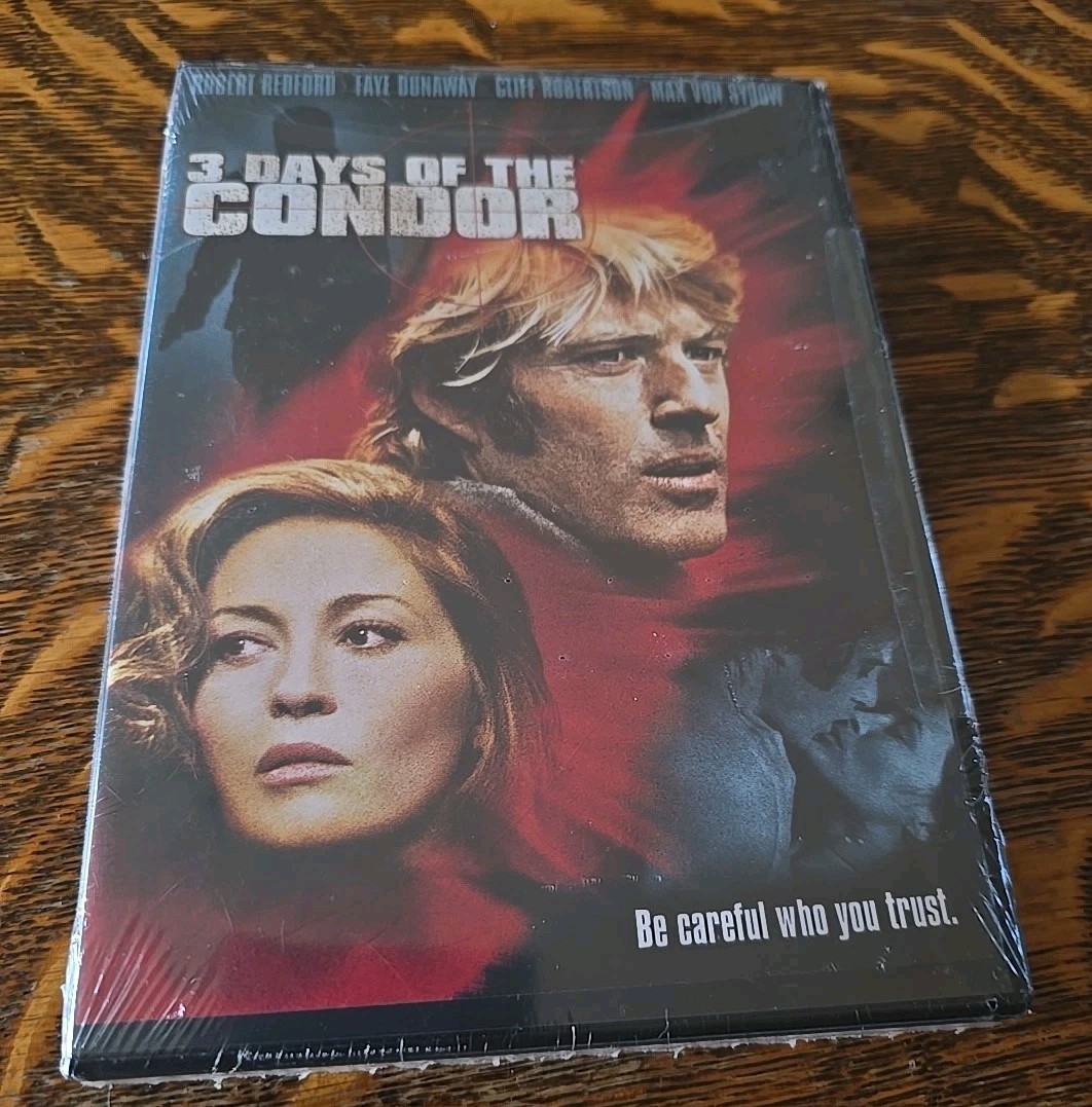 3 Days Of The Condor DVD (1975) – NEW Robert Redford