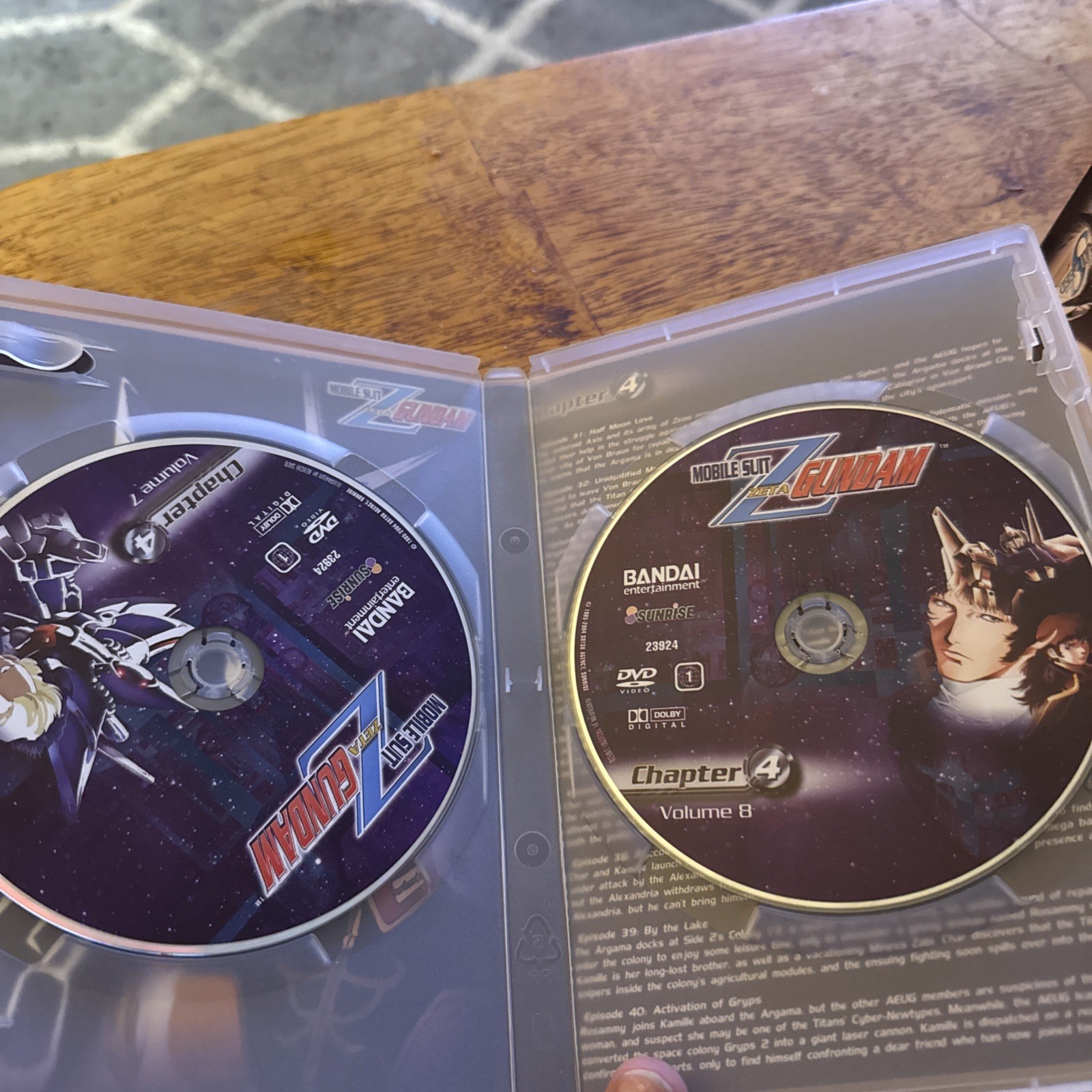Mobile Suit Zeta Gundam – Chapter 4 (DVD, 2006, 2-Disc Set)
