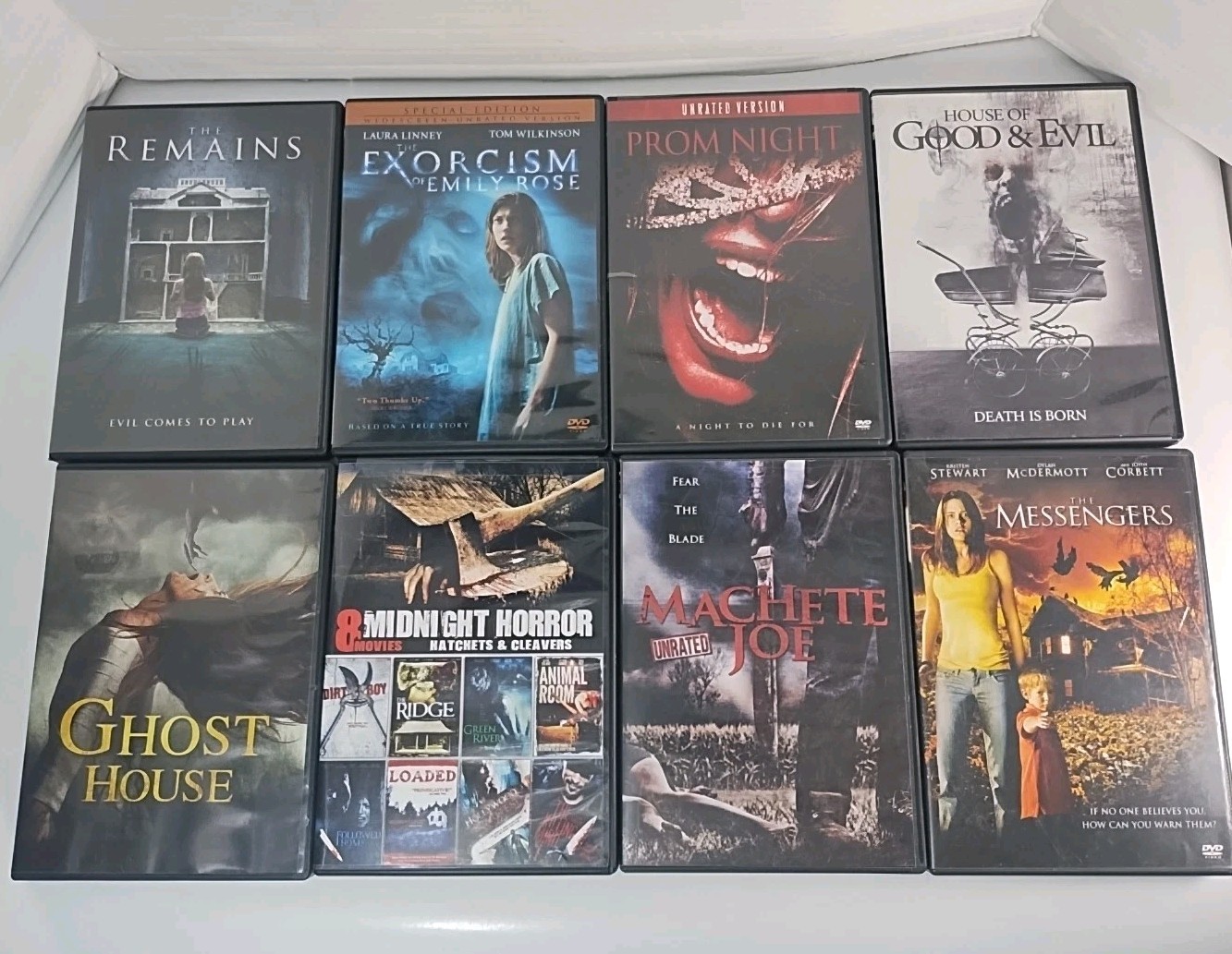 HORROR 8 DVD LOT Independent Distributors & Mainstream RARE HTF OOP ~Ships Fast!