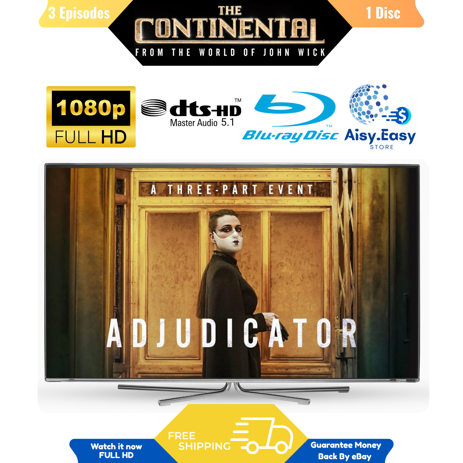 The Continental Complete Mini Series Action Crime Thriller Region Free Blu Ray