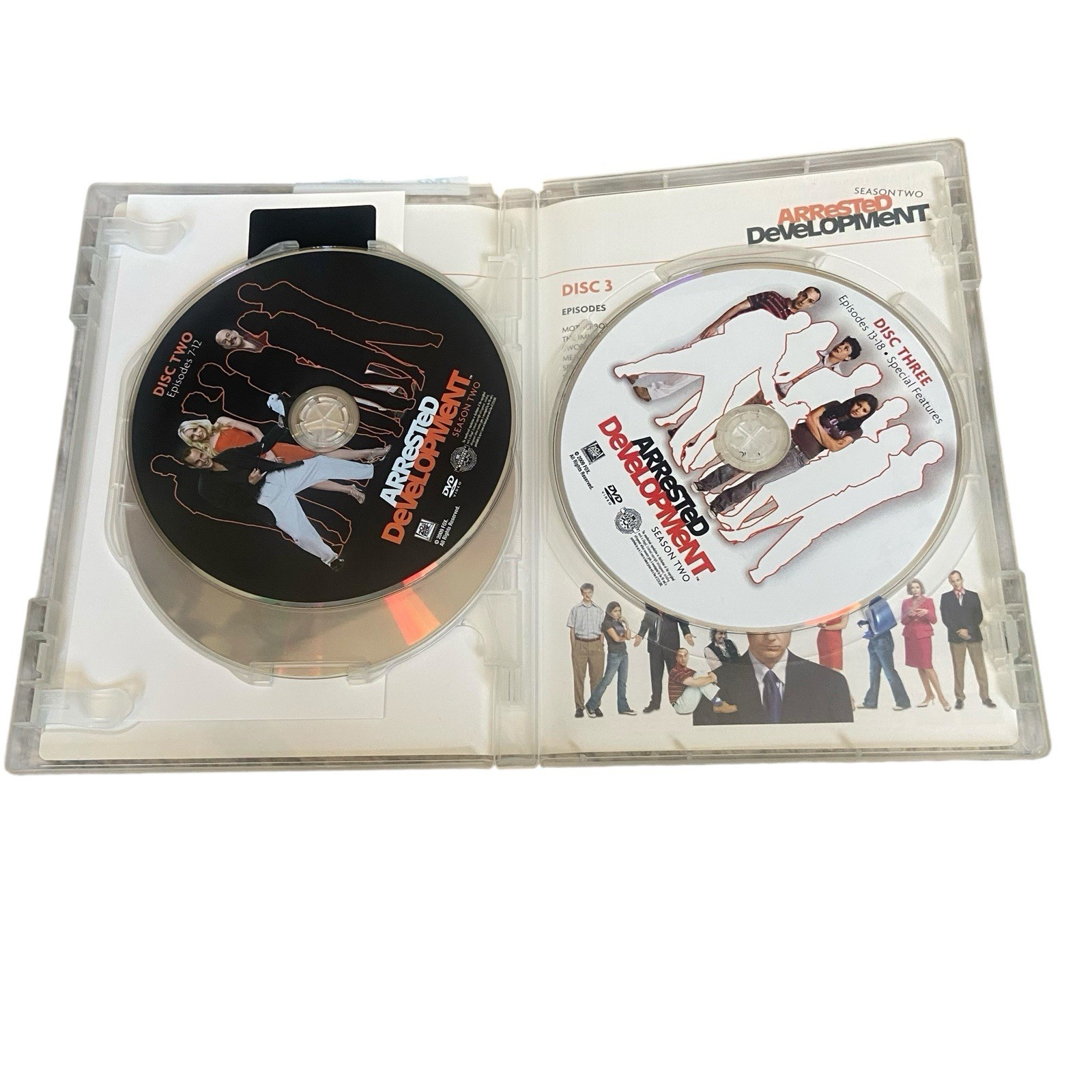 Arrested Development Seasons 1 2 DVD Set Lot Jason Bateman Comedy TV Series Show