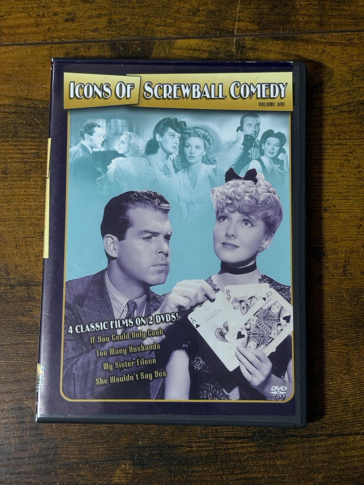 Icons of Screwball Comedy – Vol. 1 (DVD, 2-Disc Set) Jean Arthur