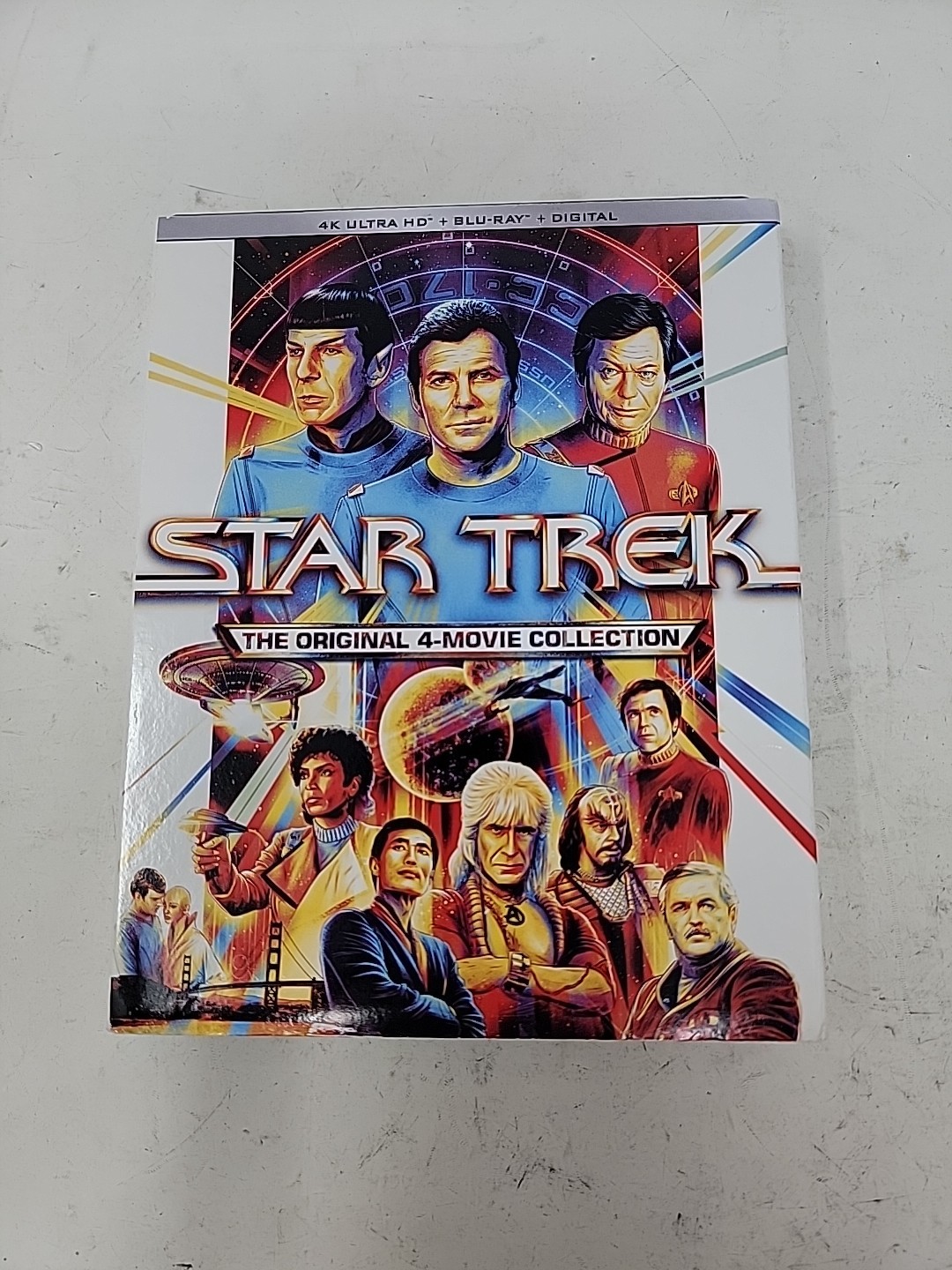 Star Trek: The Original 4-Movie Collection 4K Blu-ray Set with Slipcase CRACKED