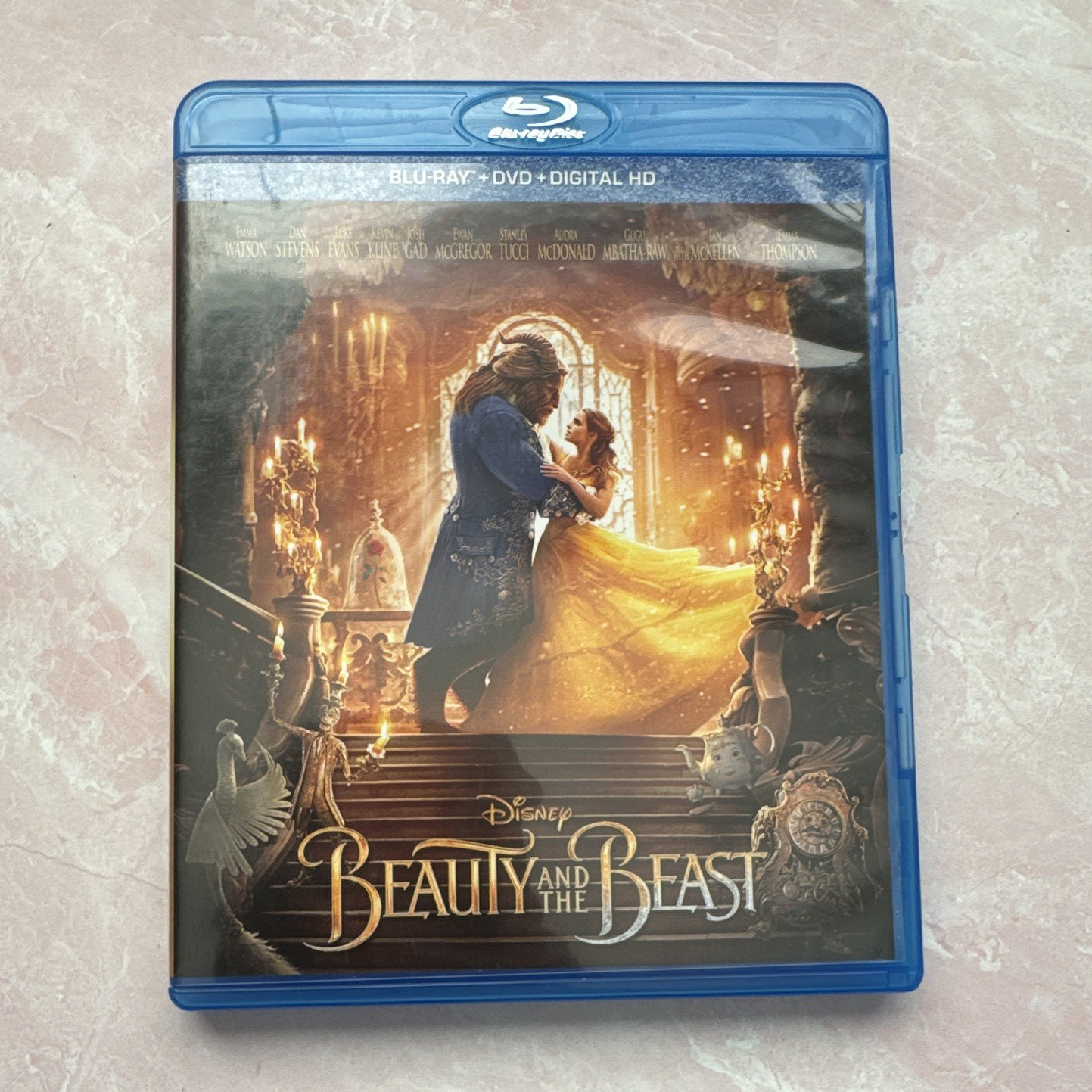 Disney Beauty and the Beast Blu-ray+DVD+Digital HD 2017 PG 129 Min w/Case