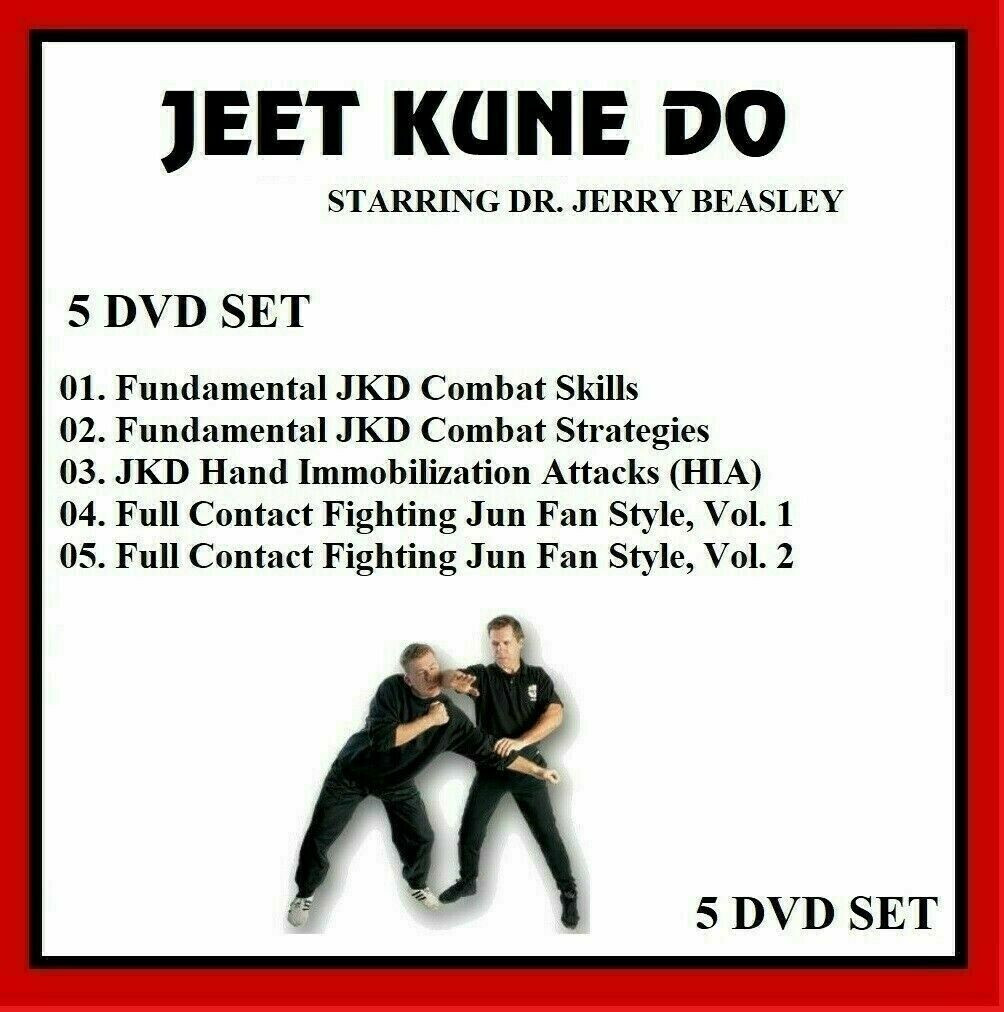 JEET KUNE DO 5 DVD set w Jerry Beasley jkd kung fu instructional training