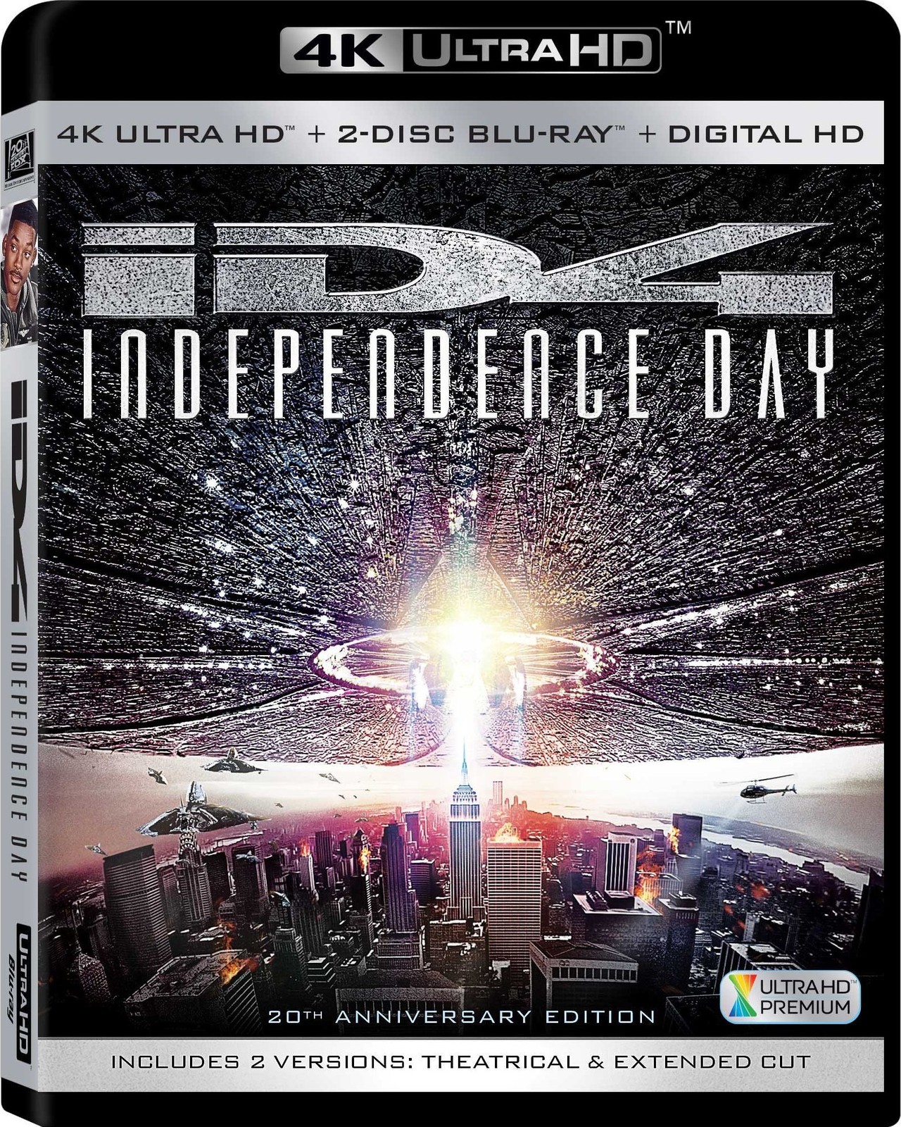 Independence Day (20th Anniversary Edition) (4K UHD / Blu-ray + DVD) NEW