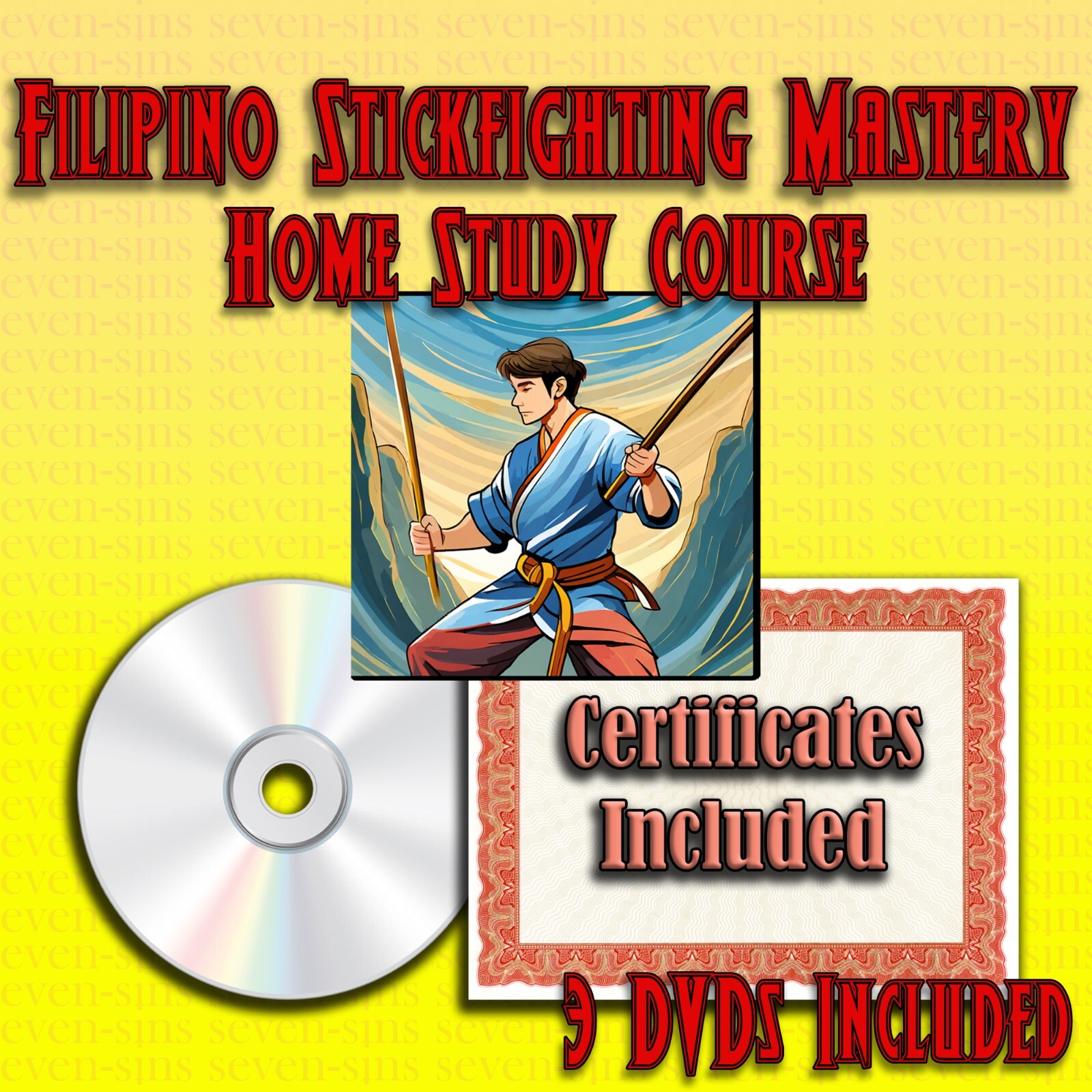 Home Study Course – Filipino Stickfighting Mastery (DVDs + Certificates)