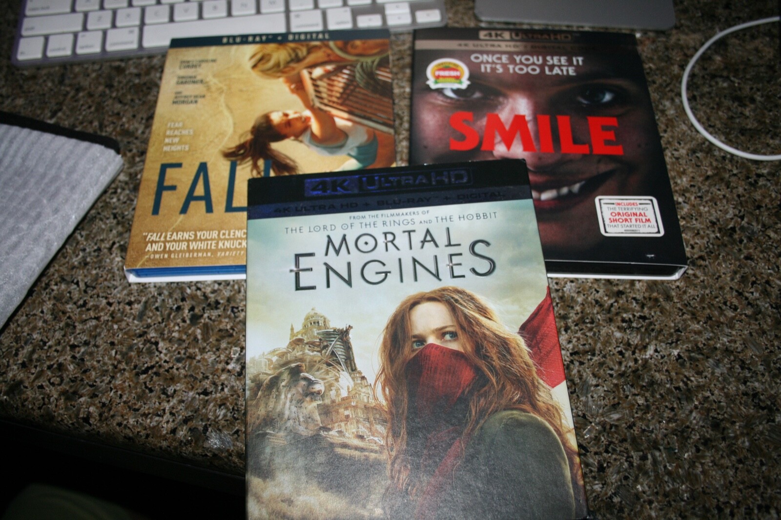 4K ULTRA SLIPCOVERS FALL MORTAL ENGINES SMILE BLU RAY HORROR