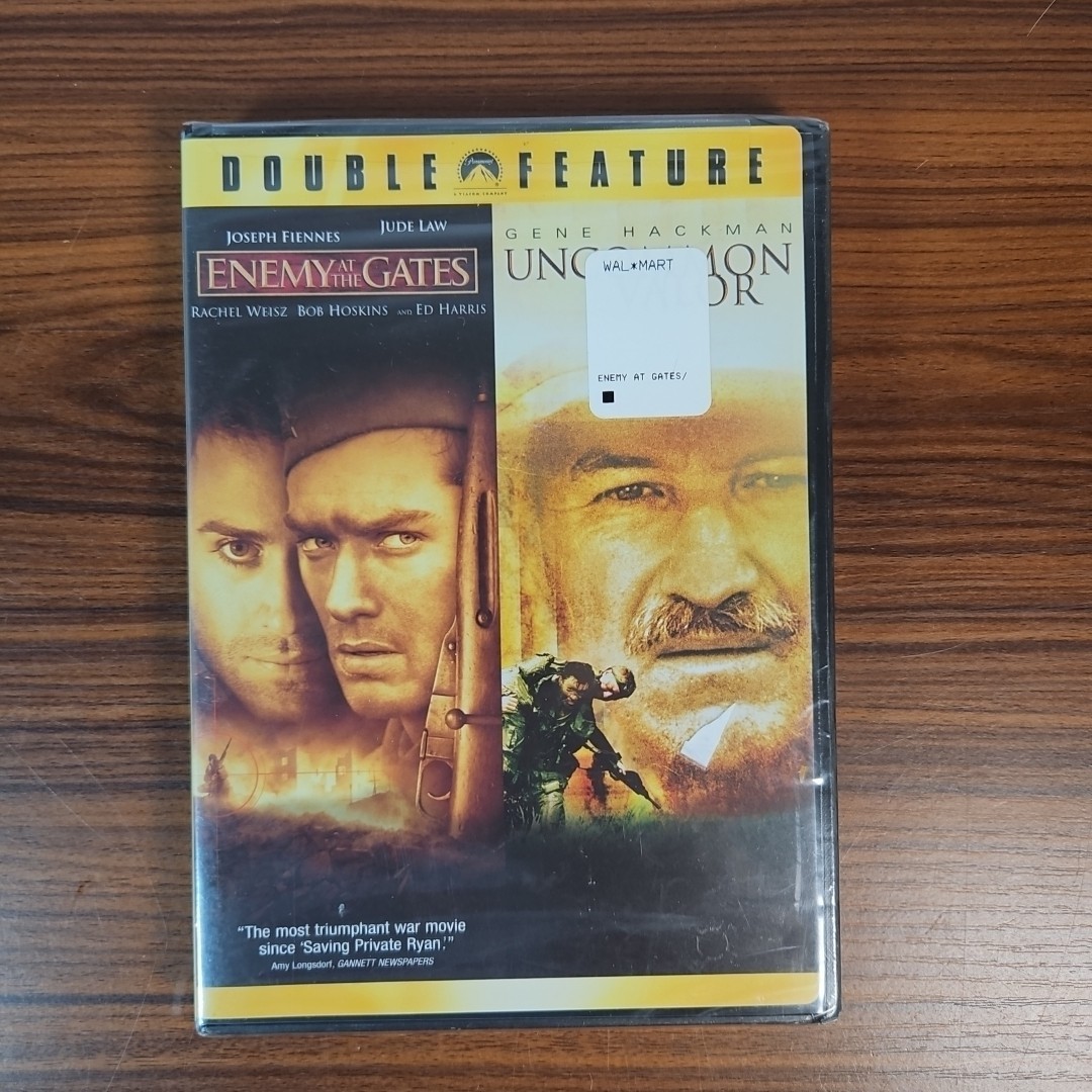 Enemy At the Gates | Uncommon Valor (DVD Double Feature, 2007) – New/Sealed