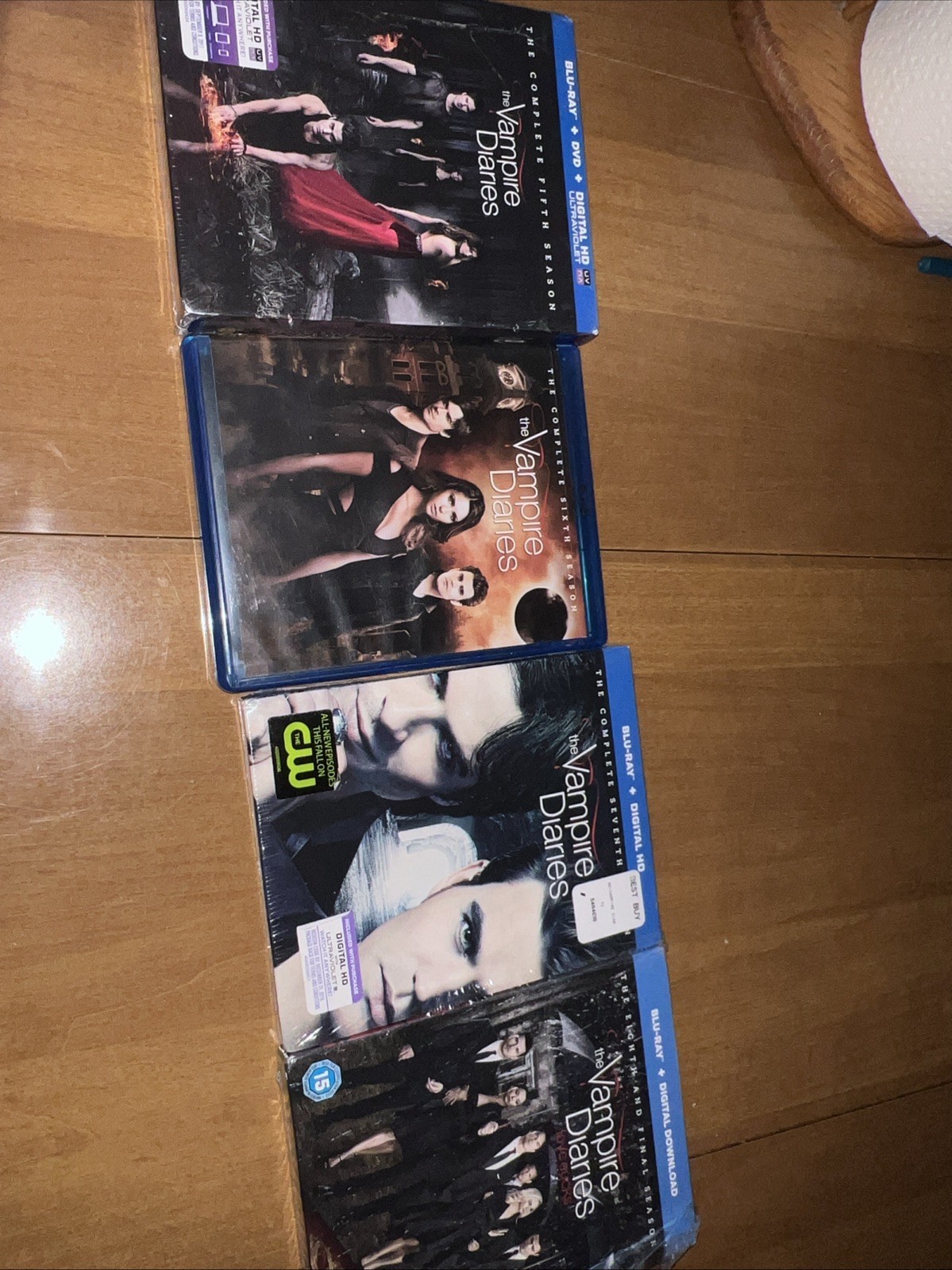 The Vampire Diaries Seasons 5 To 8 DVD/Bluray Set