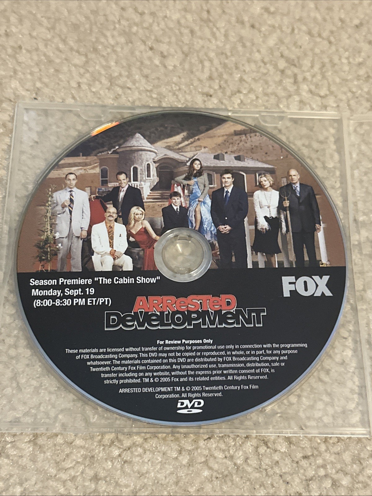 Arrested Development Fox Television Promo Dvd “The Cabin Show“ 2005 Screener