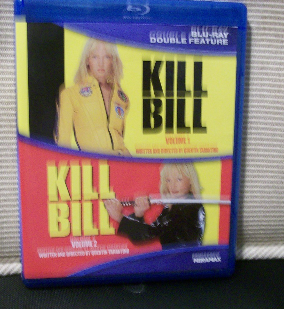KILL BILL volume 1 & 2 dvd bluray rated R 2004 137 min. LIKE NEW