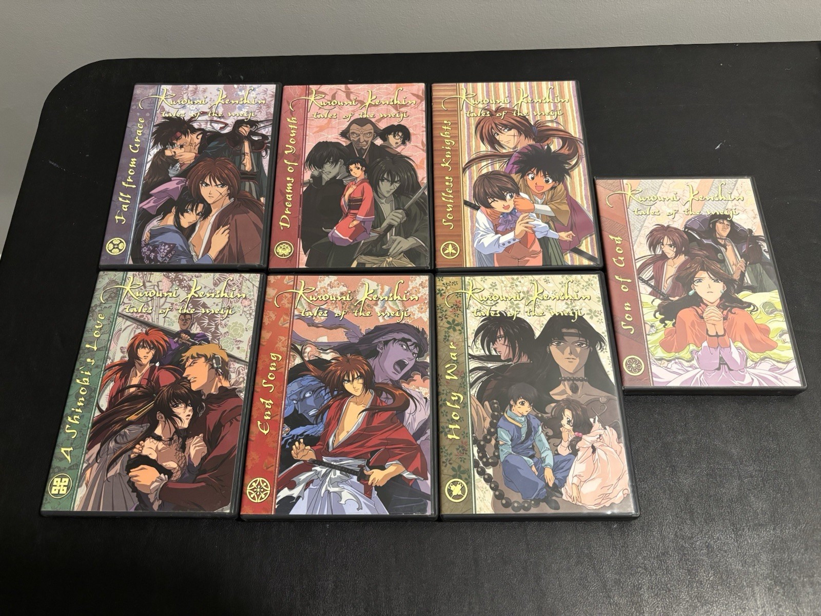 Rurouni Kenshin DVD Lot: Tales of the Meiji/Wandering Samurai/Legends of Kyoto