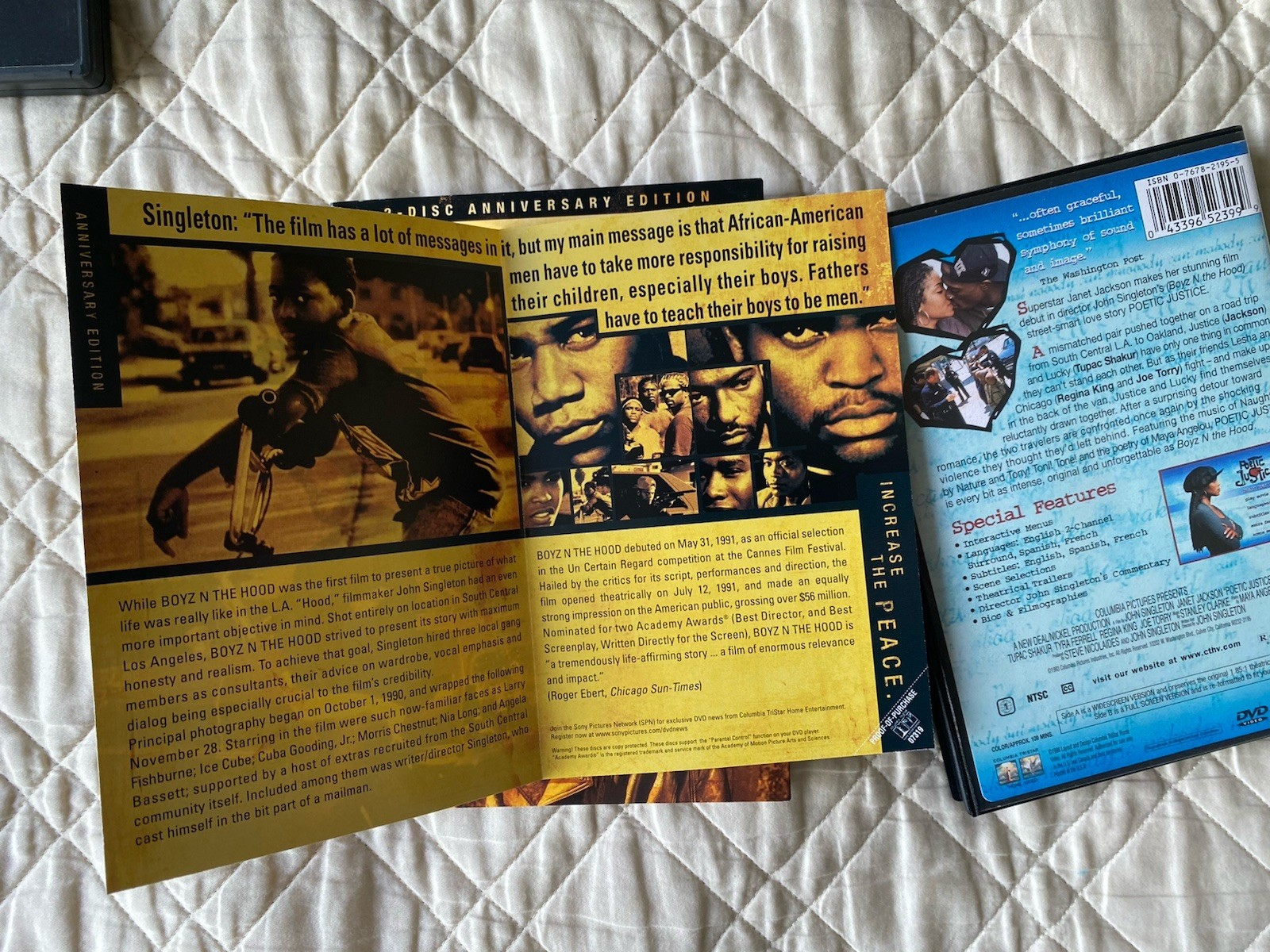 Three John Singleton Films – Boyz N The Hood, Poetic Justice, Higher Learning
