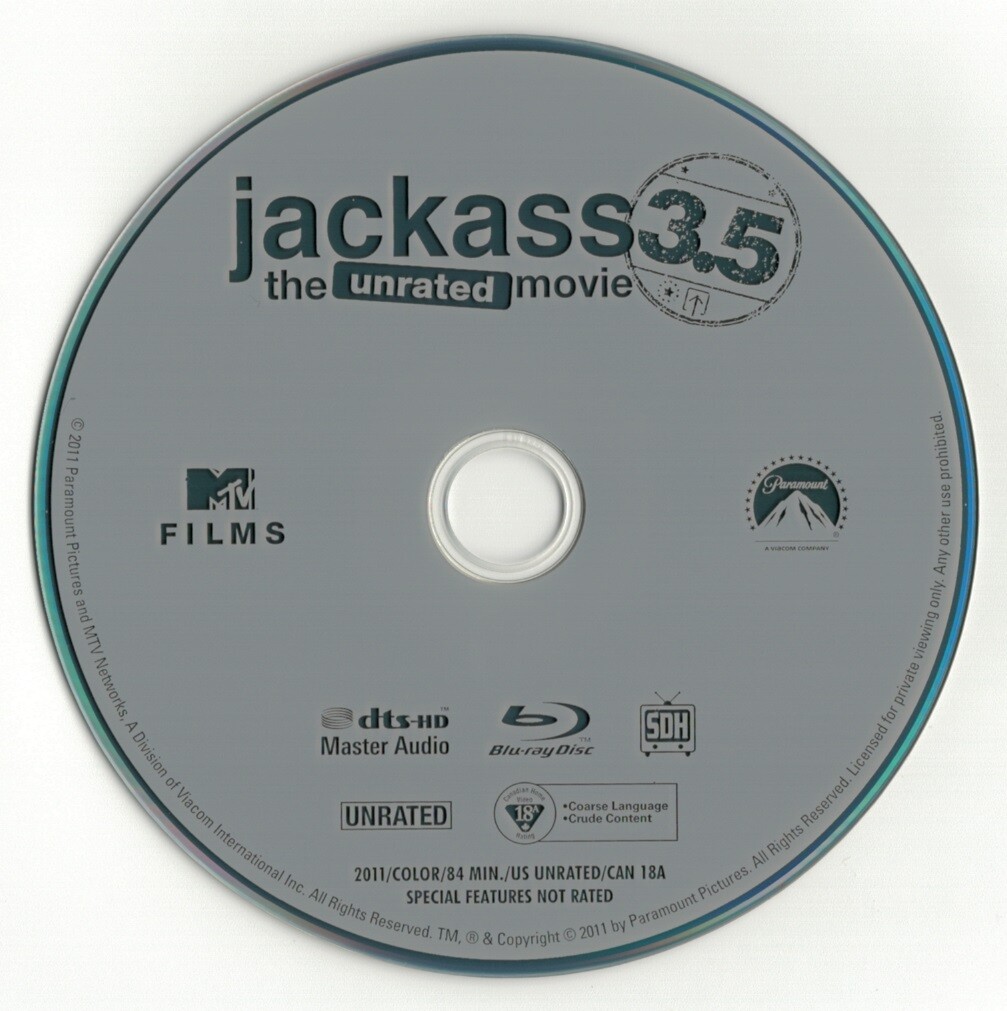 Jackass 3.5 (Blu-ray disc) Johnny Knoxville