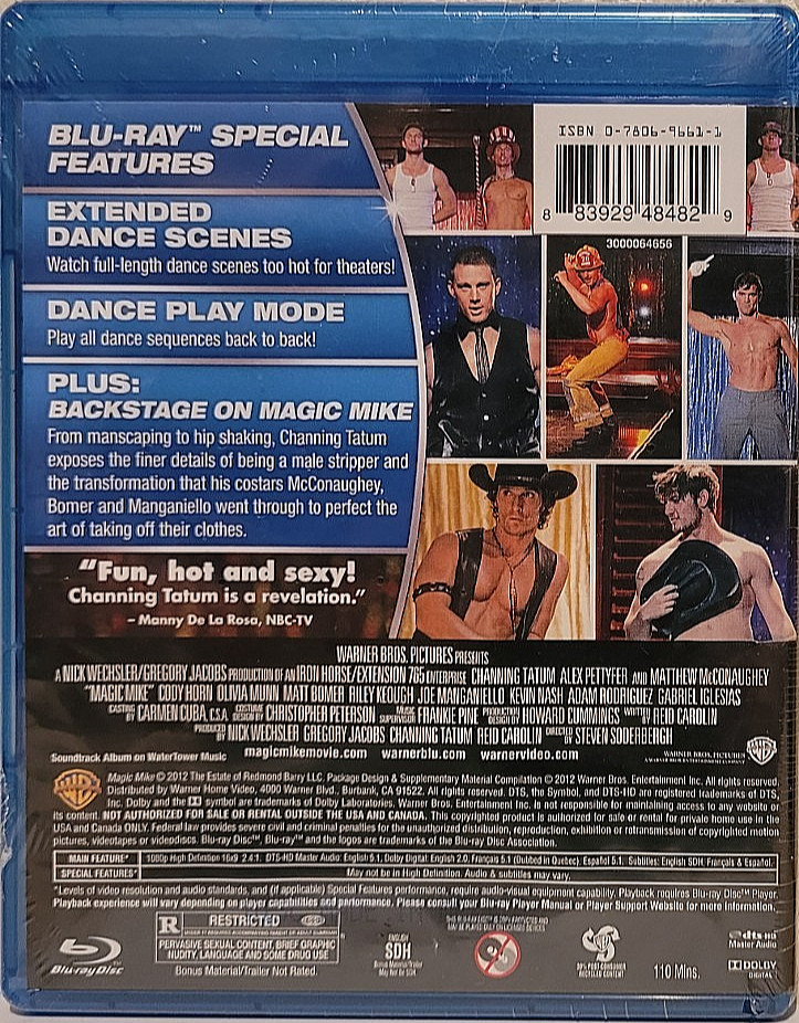 Magic Mike (Blu-ray, 2012) Channing Tatum, Olivia Munn – Brand New, Sealed!