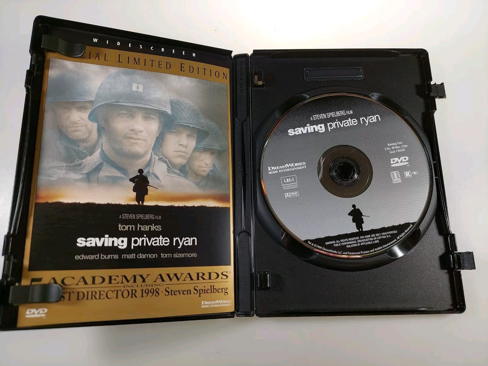 Saving Private Ryan DVD Tom Hanks Matt Damon Edward Burns Tom Sizemore