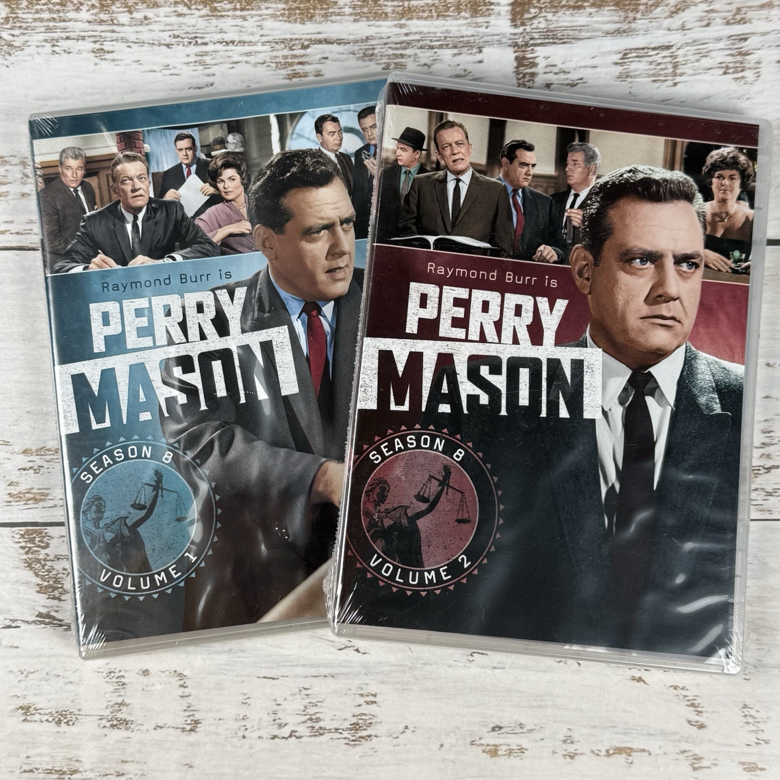 PERRY MASON SEASON 8 Vol 1 & 2 DVD SET NEW SEALED, Raymond Burr