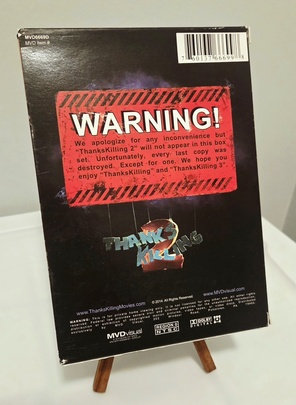 THANKSKILLING Complete Collection Box Set DVD 2014 NR Region Free MVD Visual