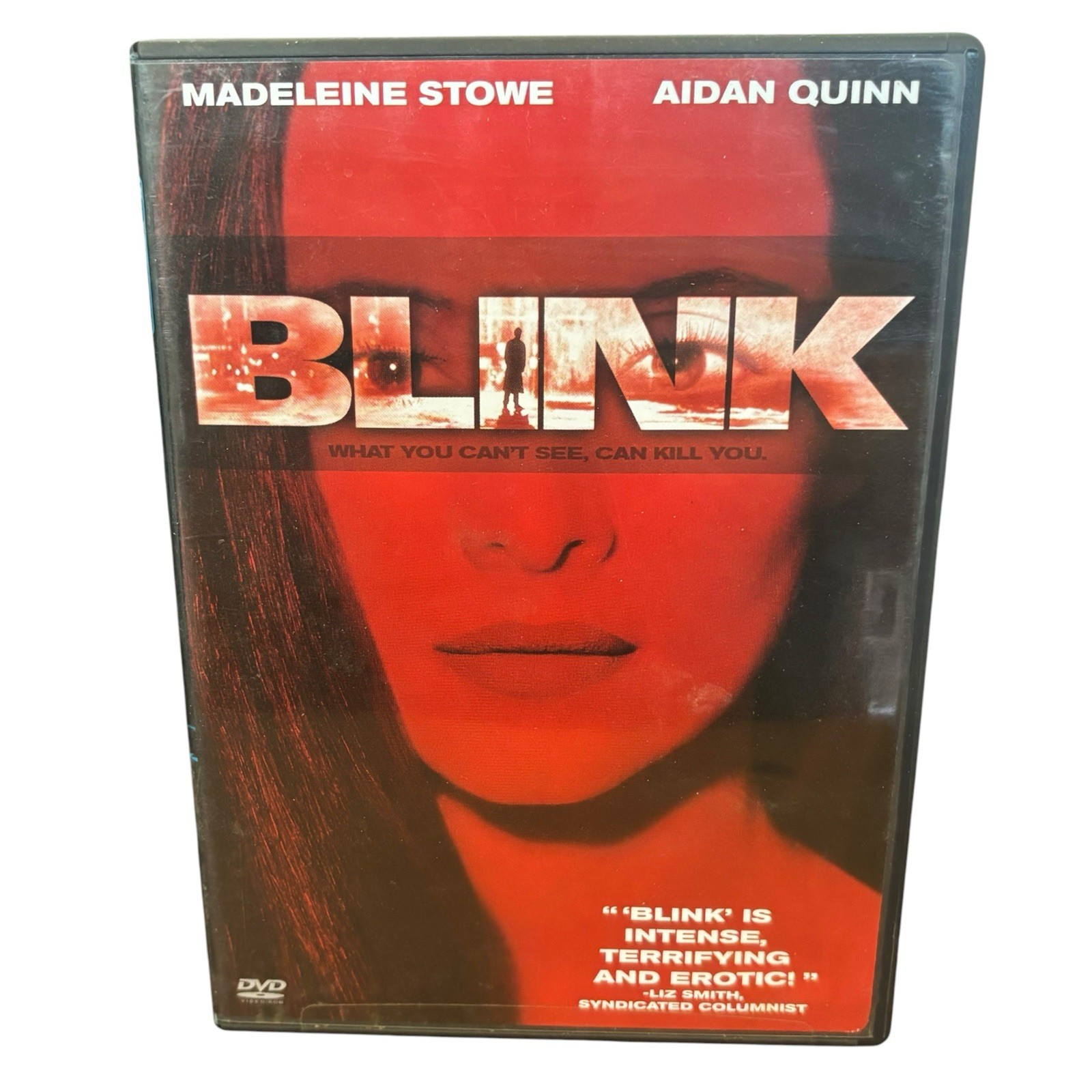 Blink (DVD, 1993) Madeline Stowe, Aidan Quinn  +Insert 90s Thriller TESTED OOP