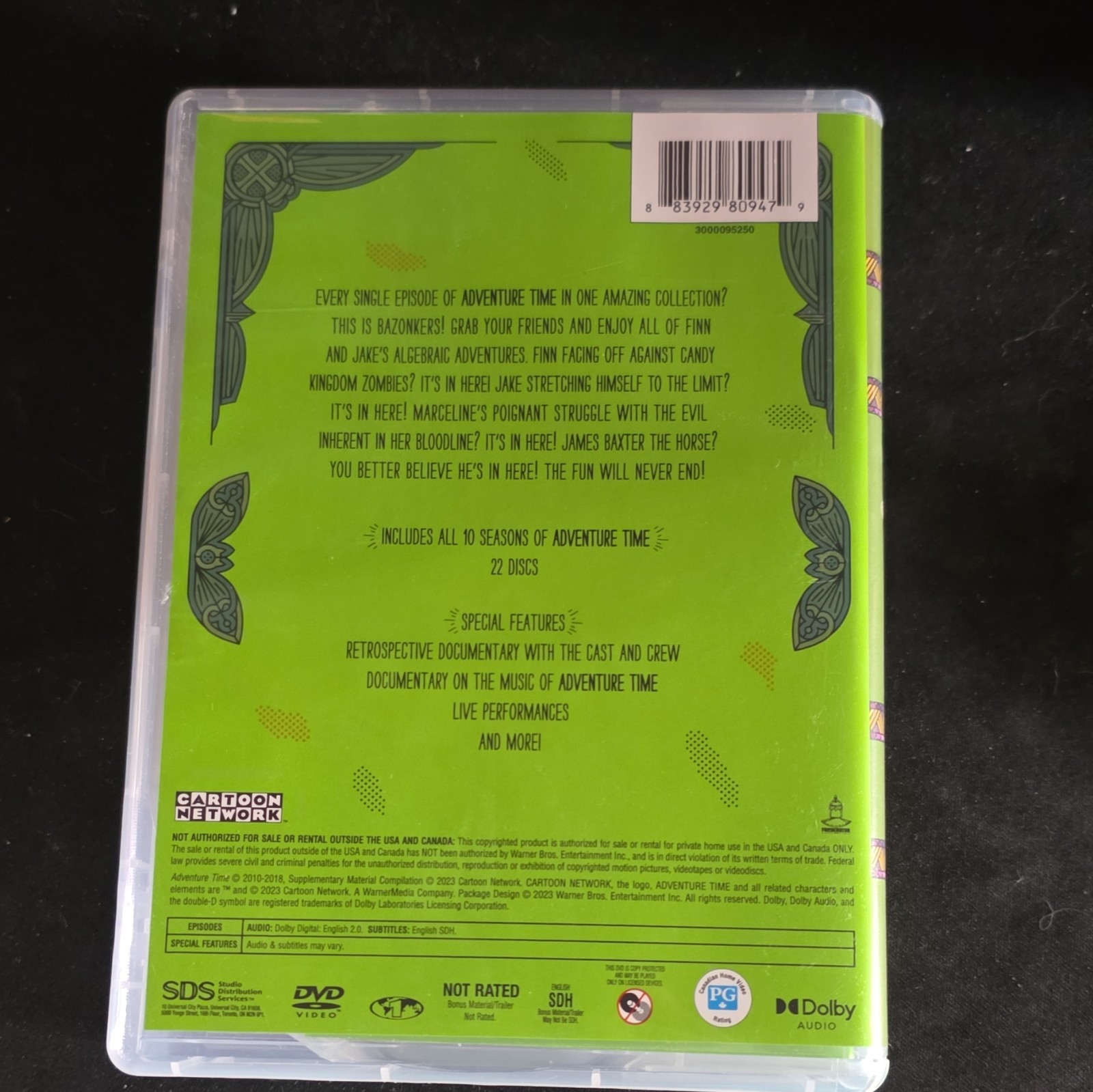 Cartoon Network Adventure Time Complete Collection DVD Box Set Complete Series