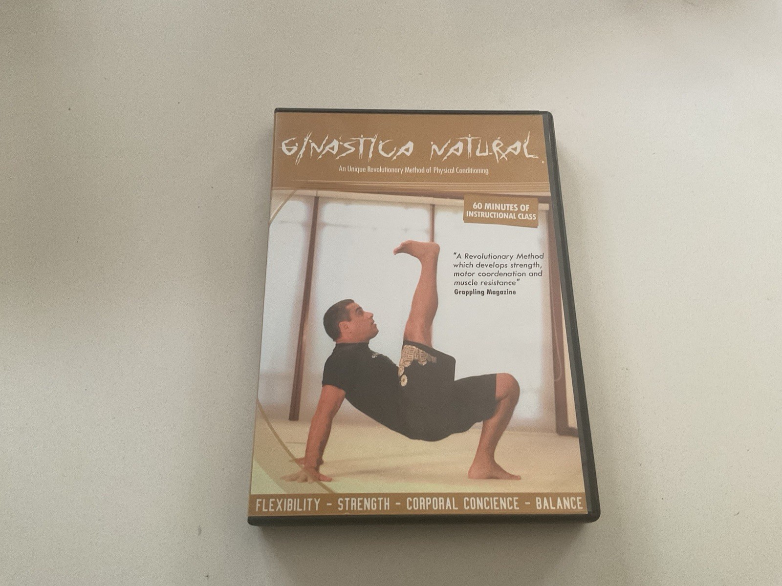 Ginastica Natural Instructional Fitness DVD 60 Minutes Alvaro Romano Untested