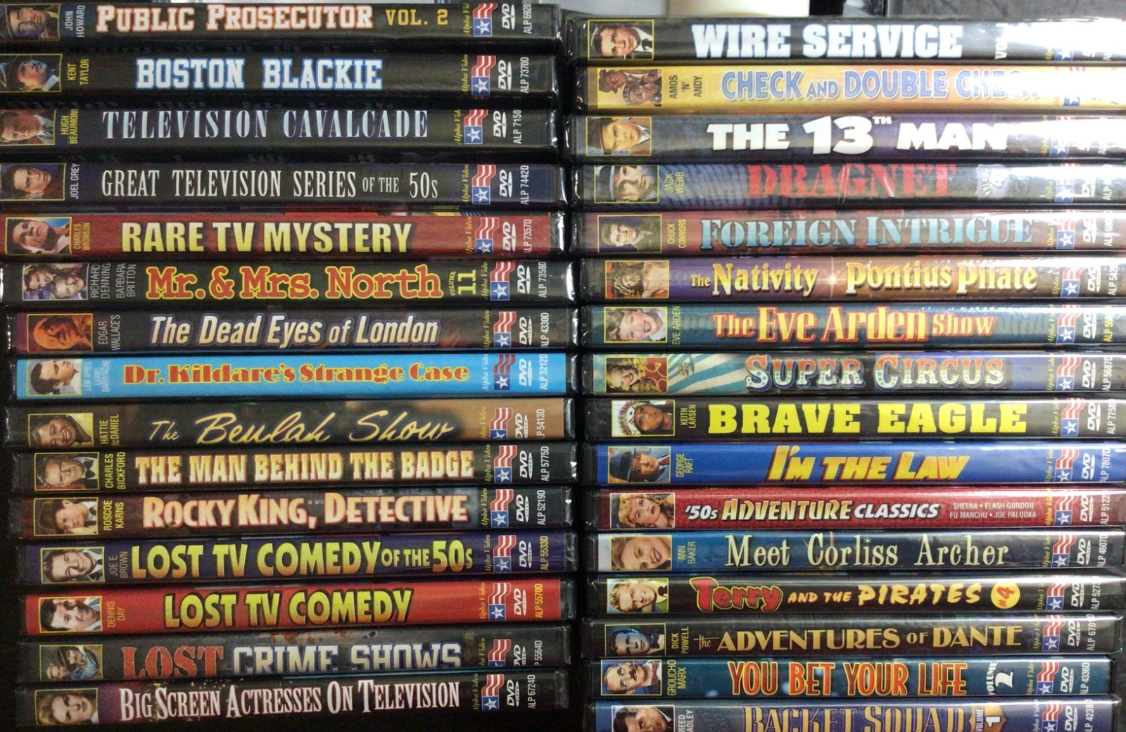 CLASSIC TV SERIES TITLES ~ Alpha Video ~ 32 Titles ~ DVD ~ SEALED!!! 2 LIKE NEW