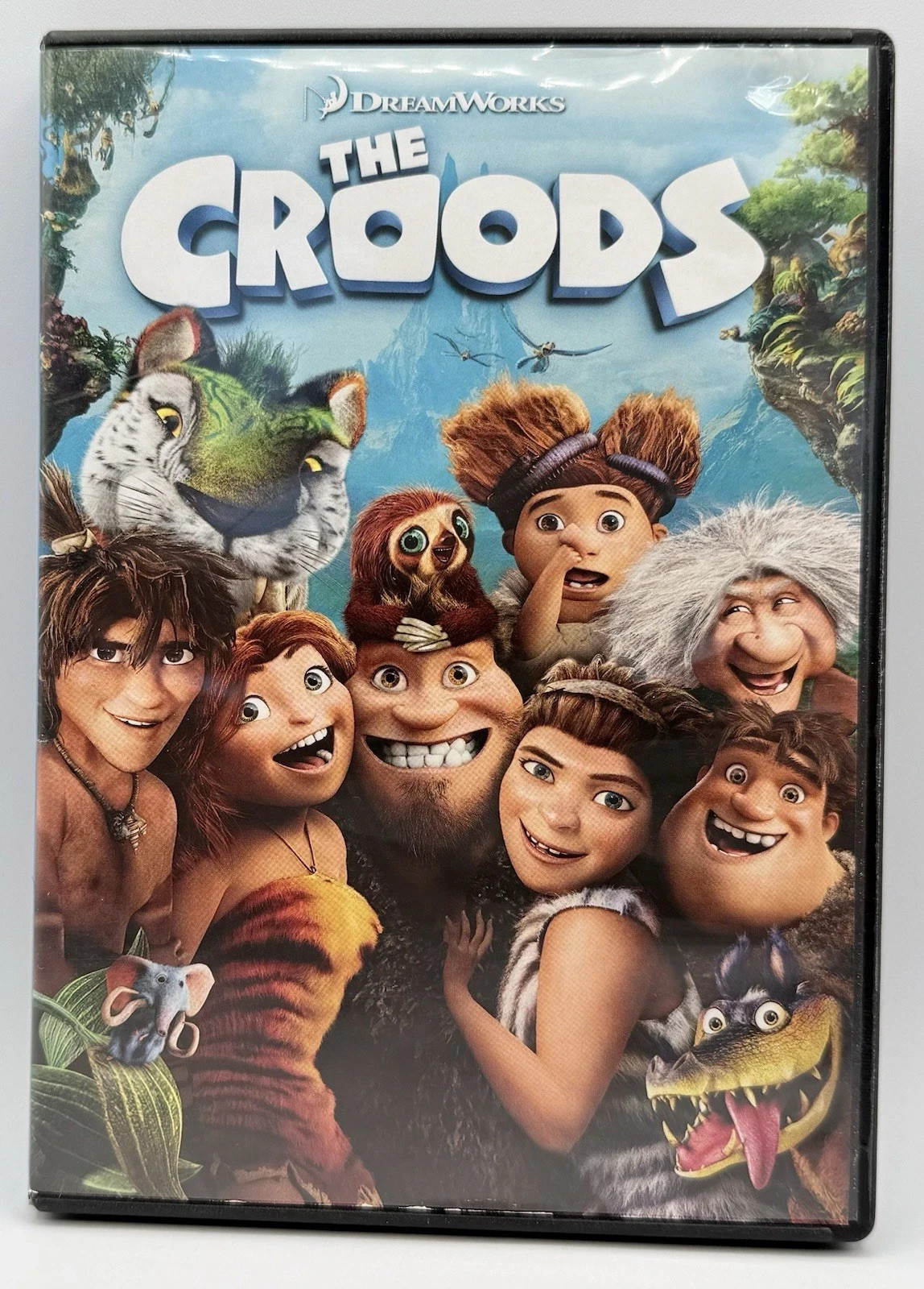 The Croods (DVD, 2013, PG, Widescreen 2.35:1, Family Animation, Works, Comedy)