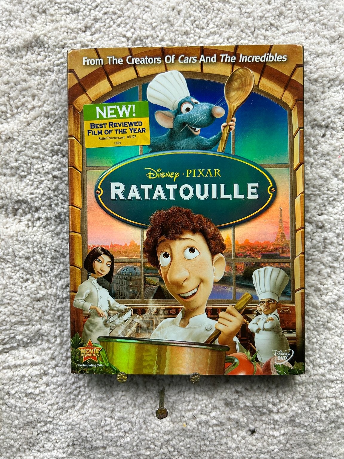 Ratatouille DVD 2007 Brad Bird Pixar Animation Deleted Scenes NTSC
