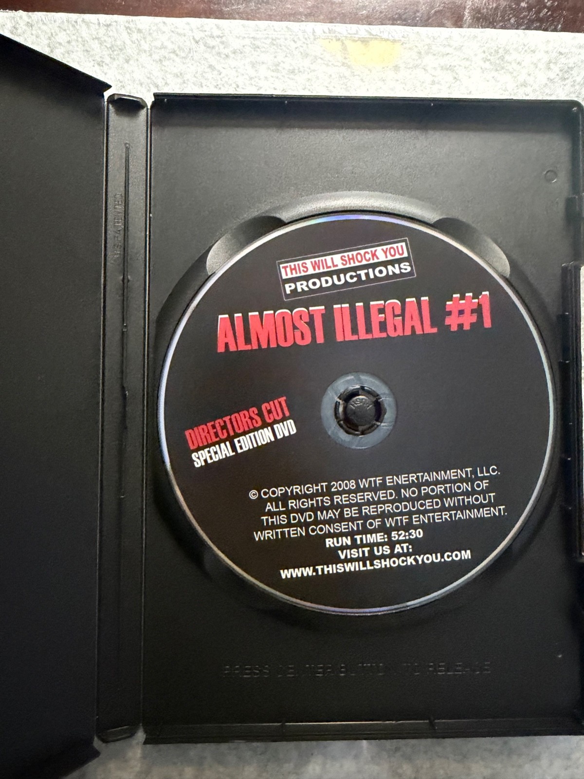 Almost Illegal #1 Director’s Cut Special Edition DVD Rare Y2K Collectible