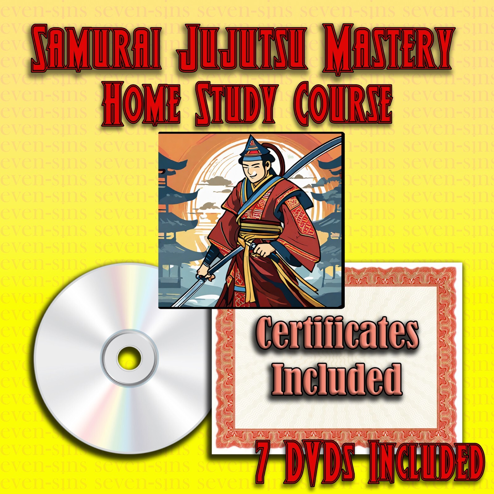 Home Study Course – Samurai Jujutsu Mastery (DVDs + Certificates)