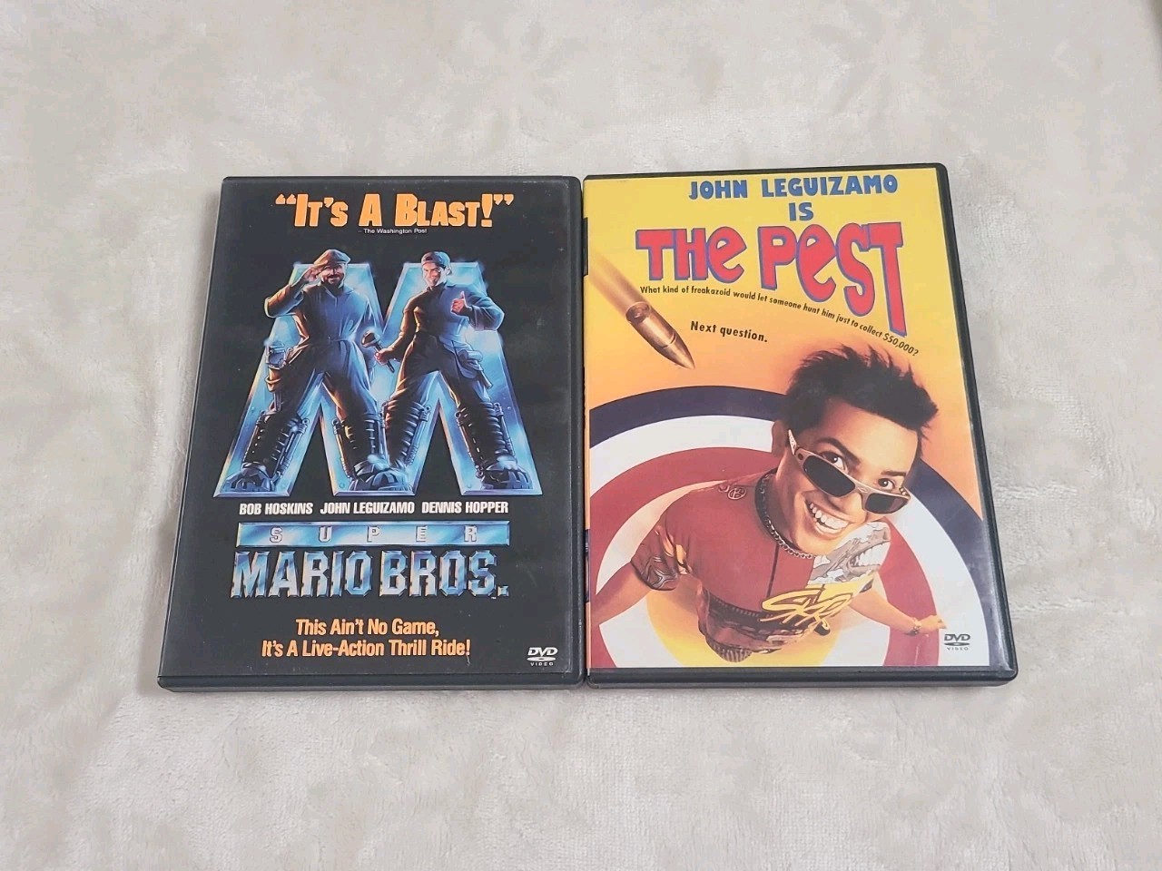 Super Mario Brothers (DVD, 1993) And The Pest DVD John Leguizamo Bob Hoskins