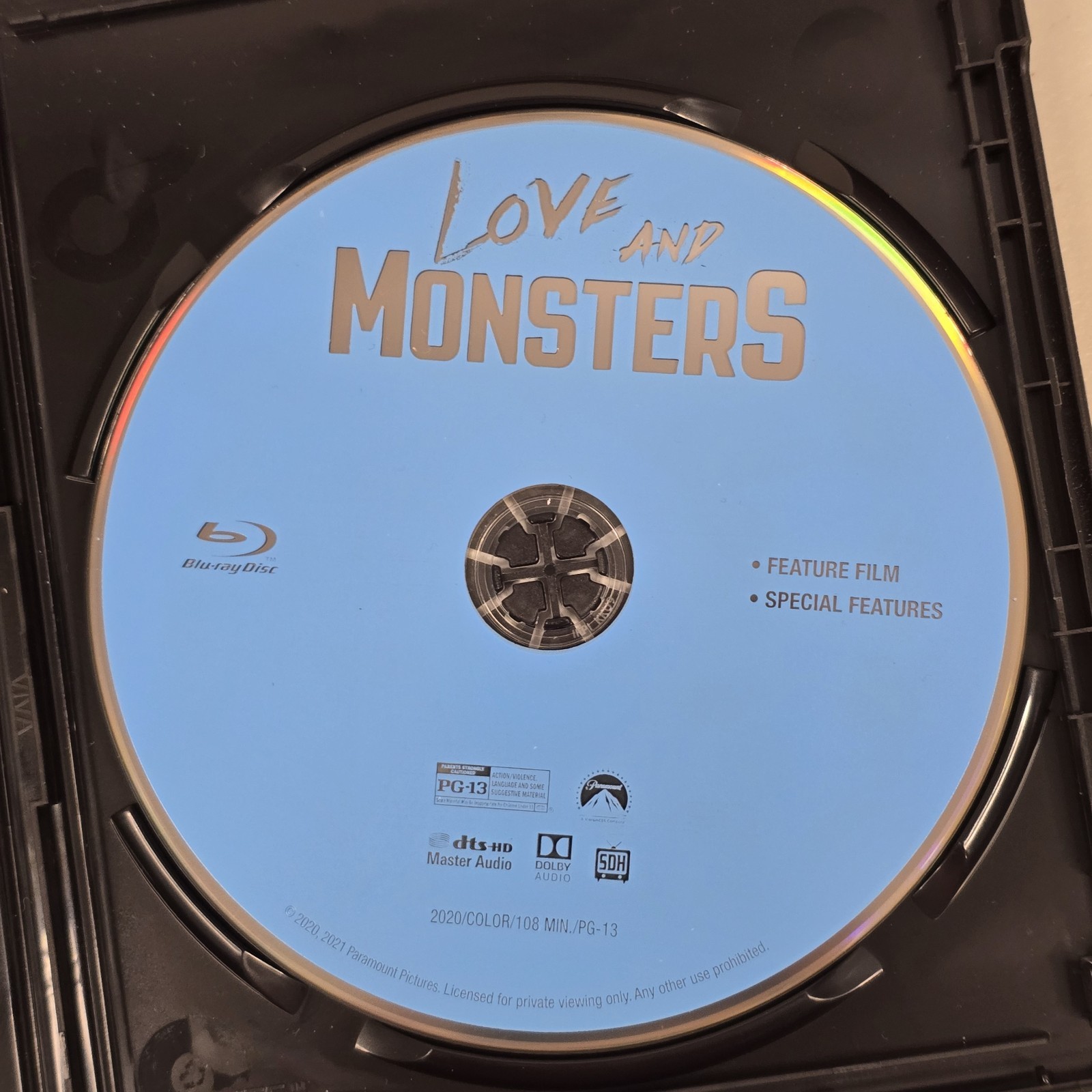 Love and Monsters (UHD + Blu-ray) [4K UHD] 2 Discs Minty Clean Ships FAST