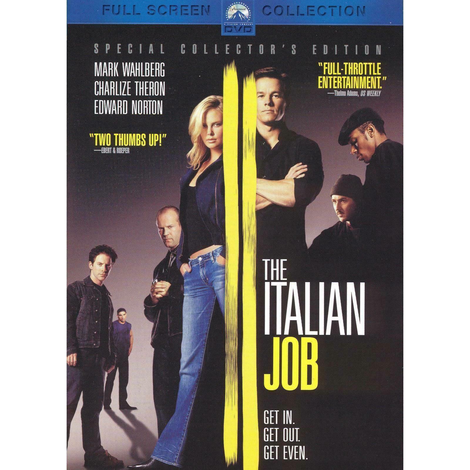 The Italian Job (DVD, 2003, Full Screen) NEW