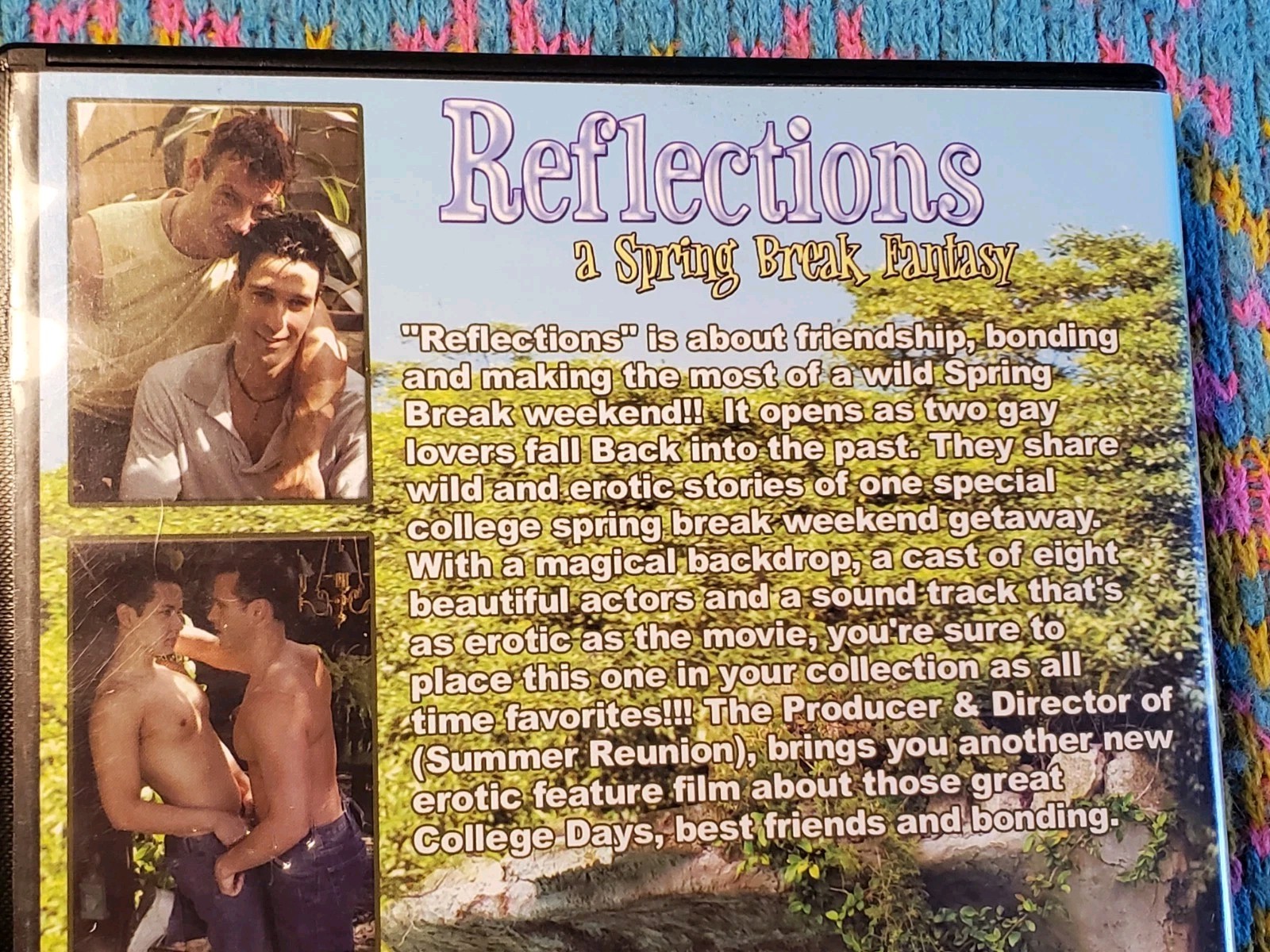 Reflections: A Spring Break Fantasy (DVD, 2004) LGBTQ Gay Interest OOP Rare Film