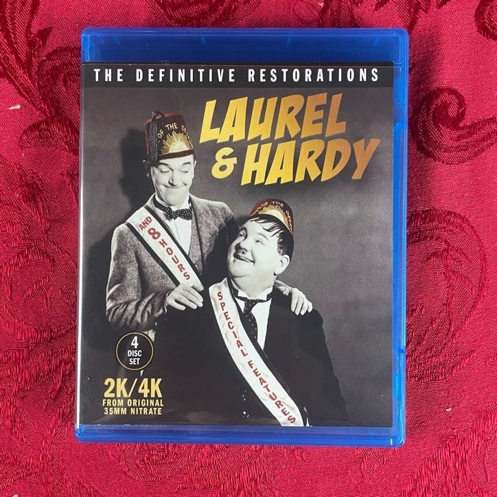 LAUREL & HARDY (Blu-ray) MVD Visual, Definitive Restorations, 4-Disc Set