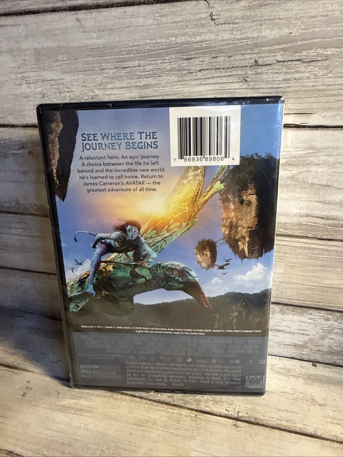 New! Avatar (DVD) Sealed Ships Free Where The Journey Begins James Cameron Film