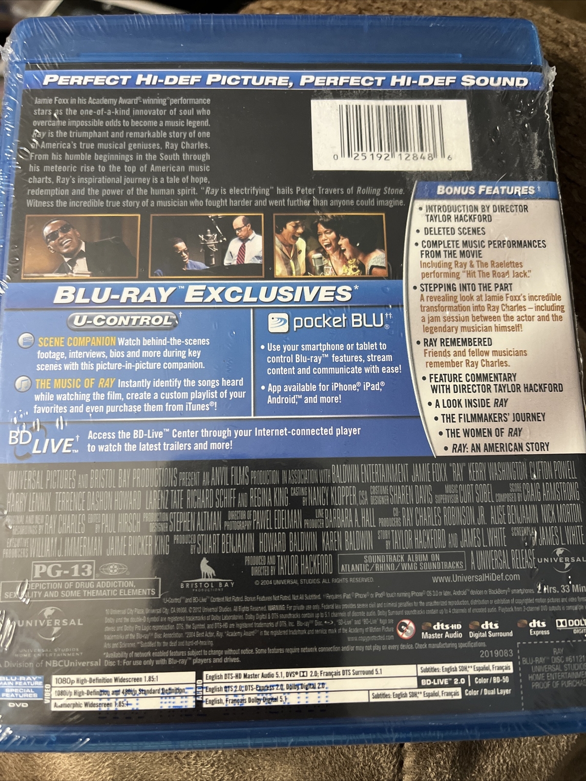 Ray (Blu-ray + DVD, 2012, 2-Disc Set) NEW