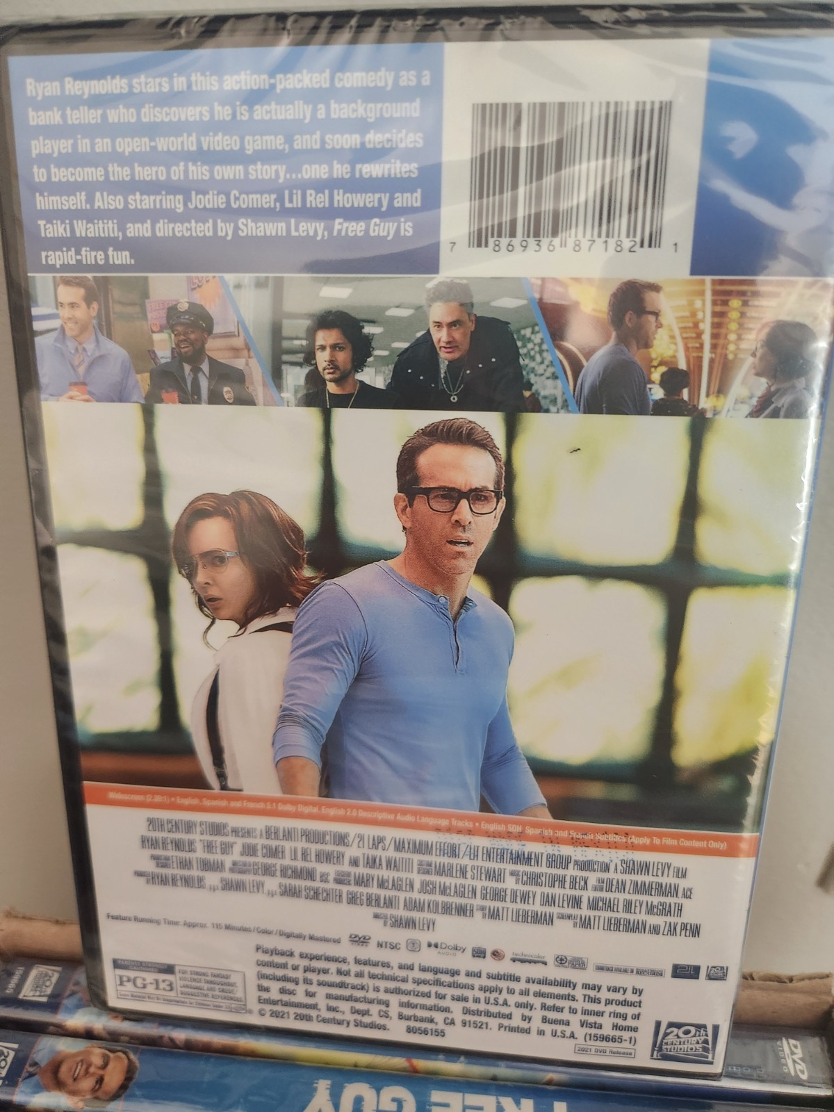 Free Guy – FACTORY SEALED – (DVD, 2021)