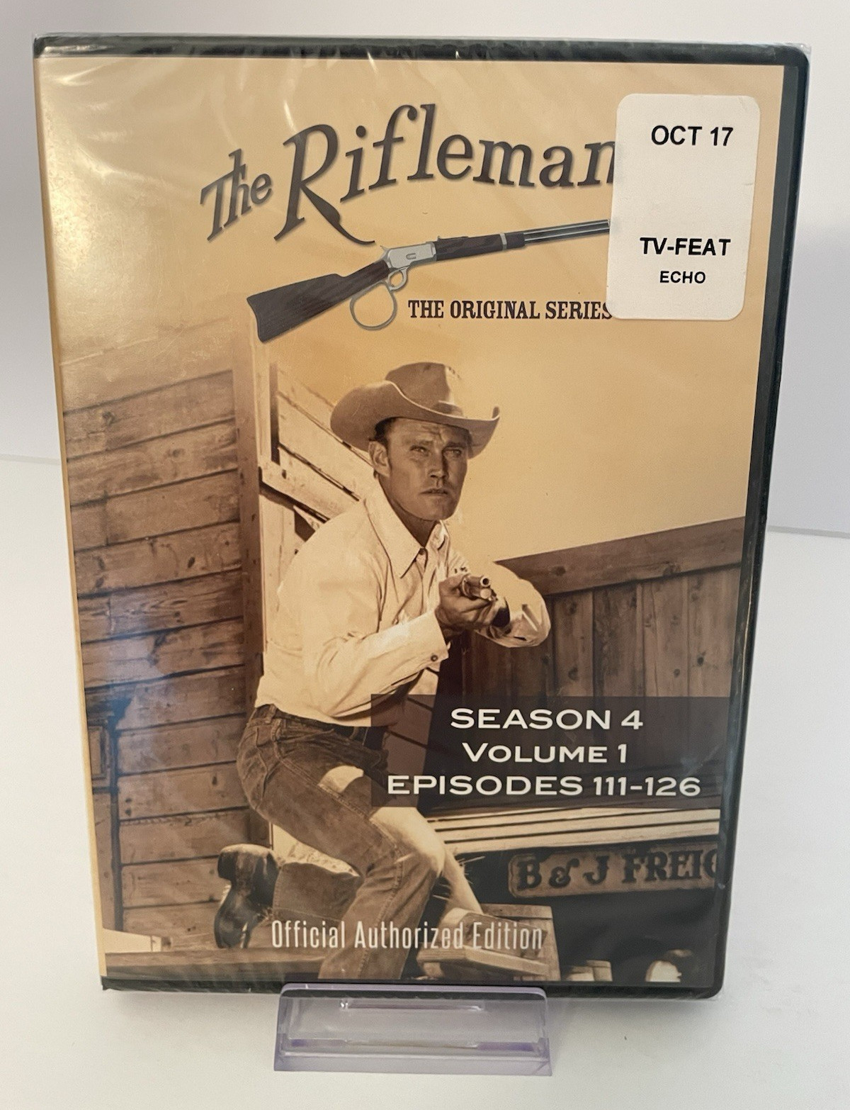 The Rifleman Original Series Season 4 Vol 1 Ep 111-126 DVD – Sealed