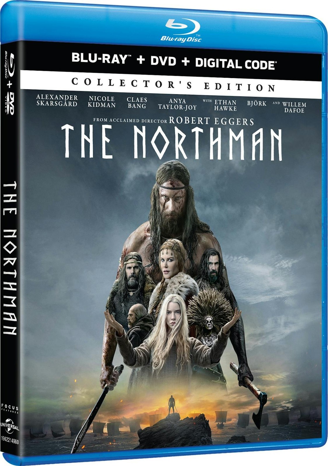 The Northman Blu-ray Alexander Skarsgård NEW