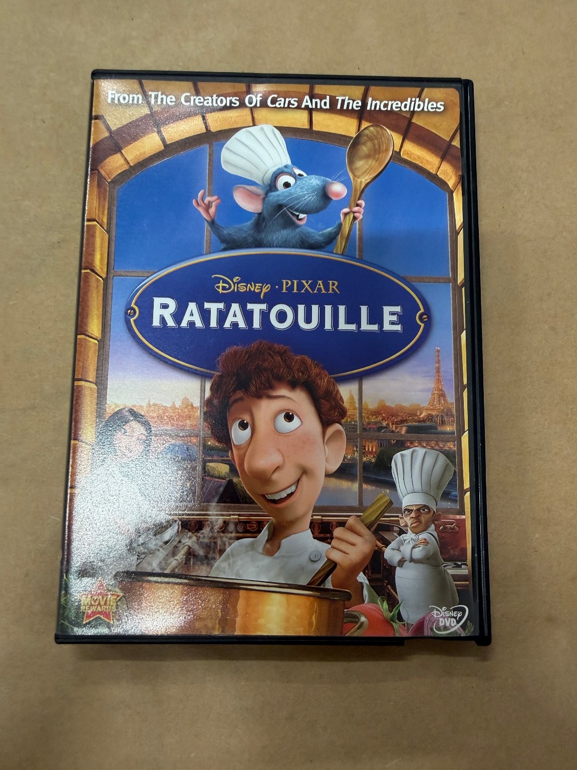 Ratatouille DVD 2007 Pixar Brad Bird Animated Film Disney Movie