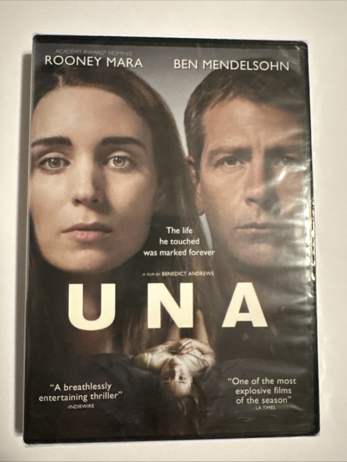 DVD Una 2018 Brand New ROONEY MARA Ben Mendelsohn Tobias Menzies Riz ahmed
